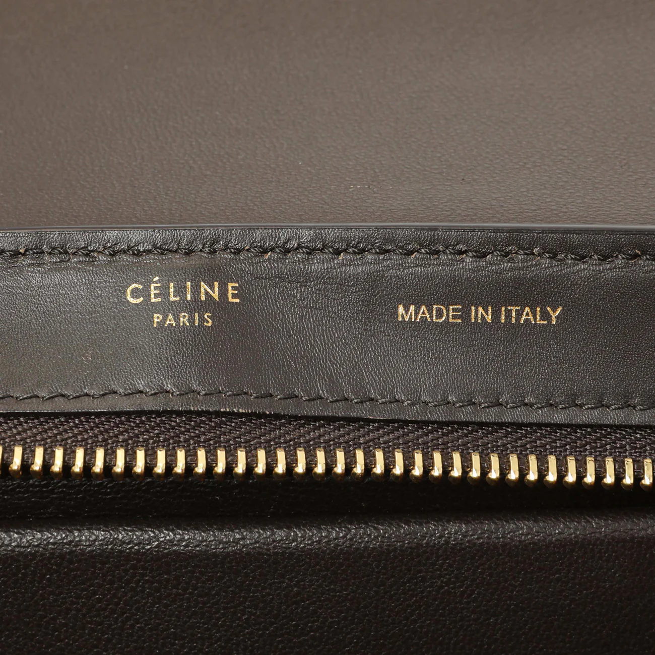 Celine Tricolor Calfskin Small Trapeze - Image 9