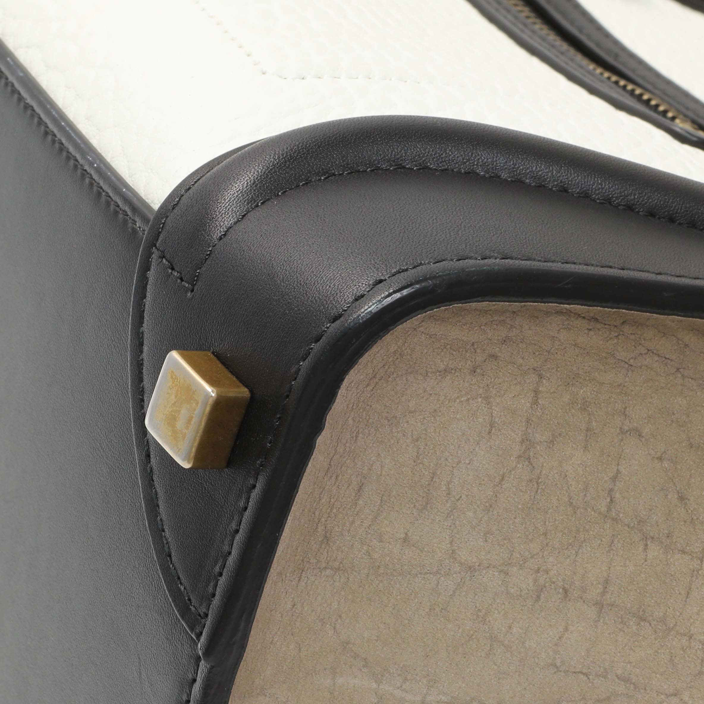 Celine Tricolor Calfskin Suede Micro Luggage Tote - Image 5