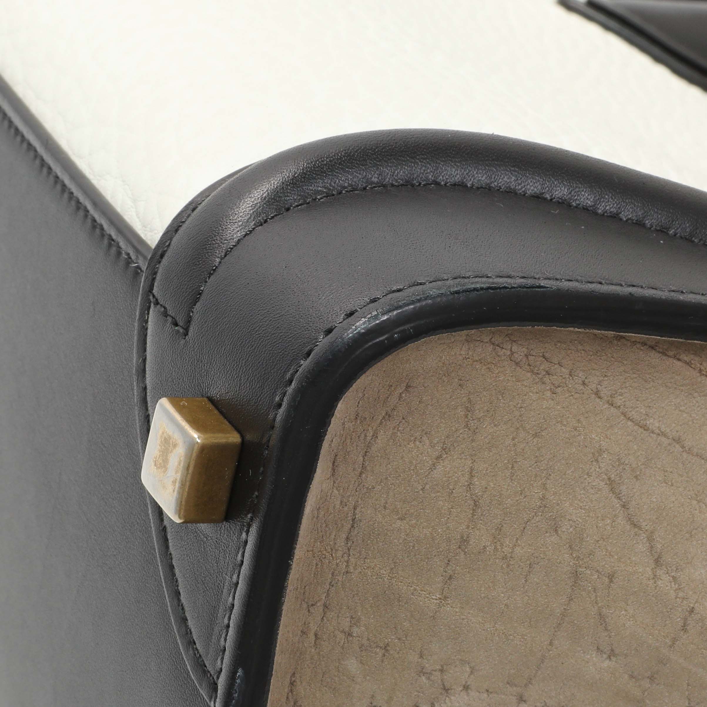 Celine Tricolor Calfskin Suede Micro Luggage Tote - Image 7