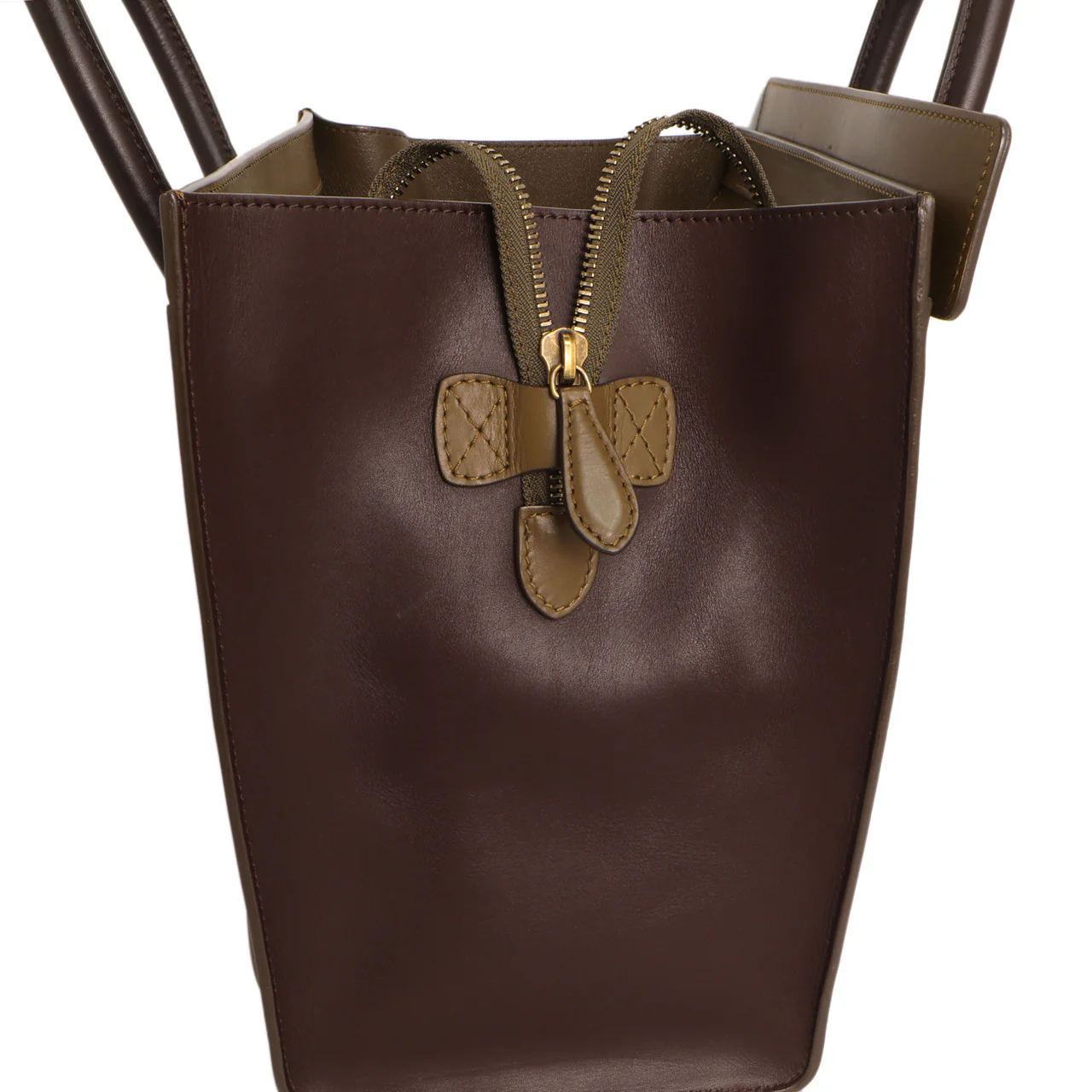 Celine Tricolor Smooth Calfskin Mini Luggage Tote - Image 11