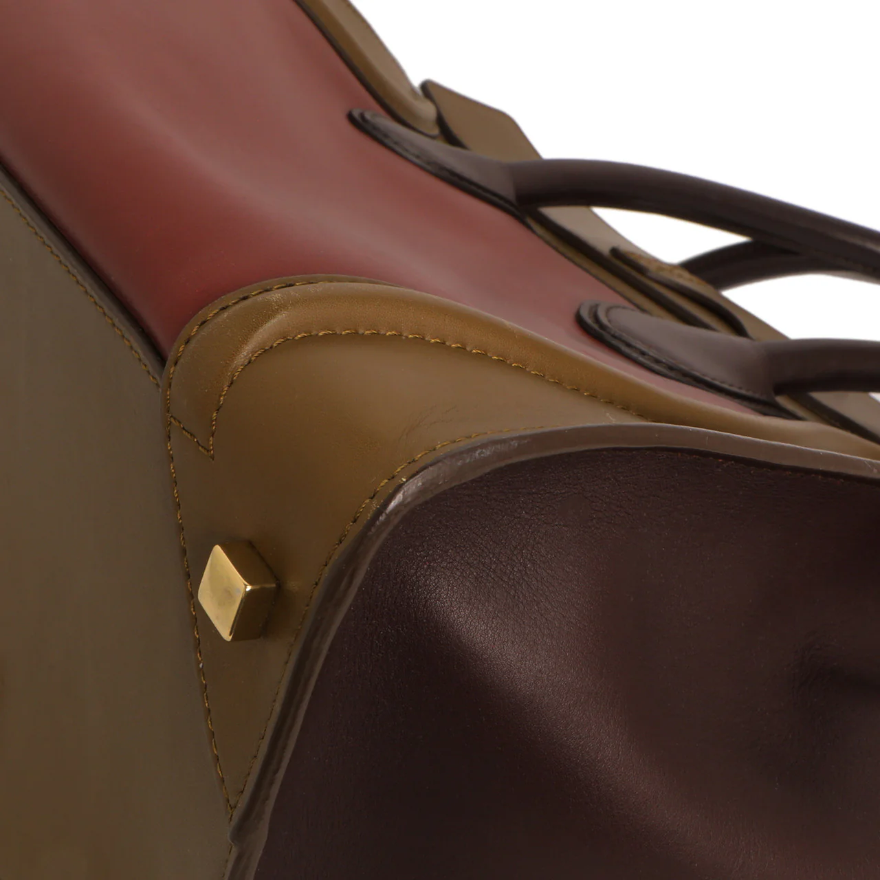 Celine Tricolor Smooth Calfskin Mini Luggage Tote - Image 7