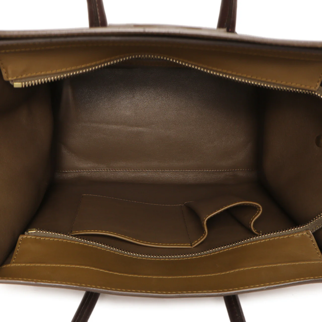 Celine Tricolor Smooth Calfskin Mini Luggage Tote - Image 8