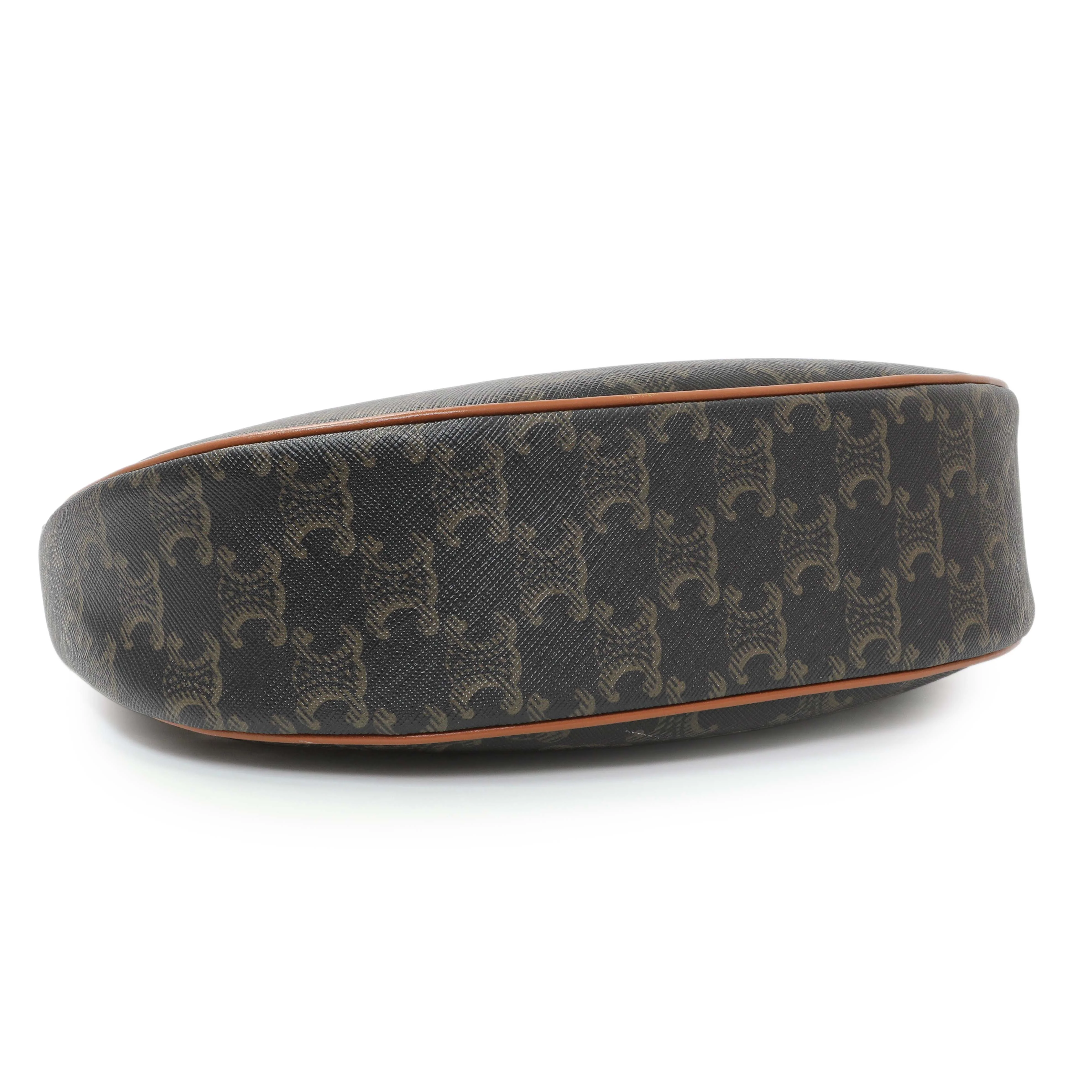 Celine Triomphe Canvas Calfskin Ava Shoulder Bag - Image 3