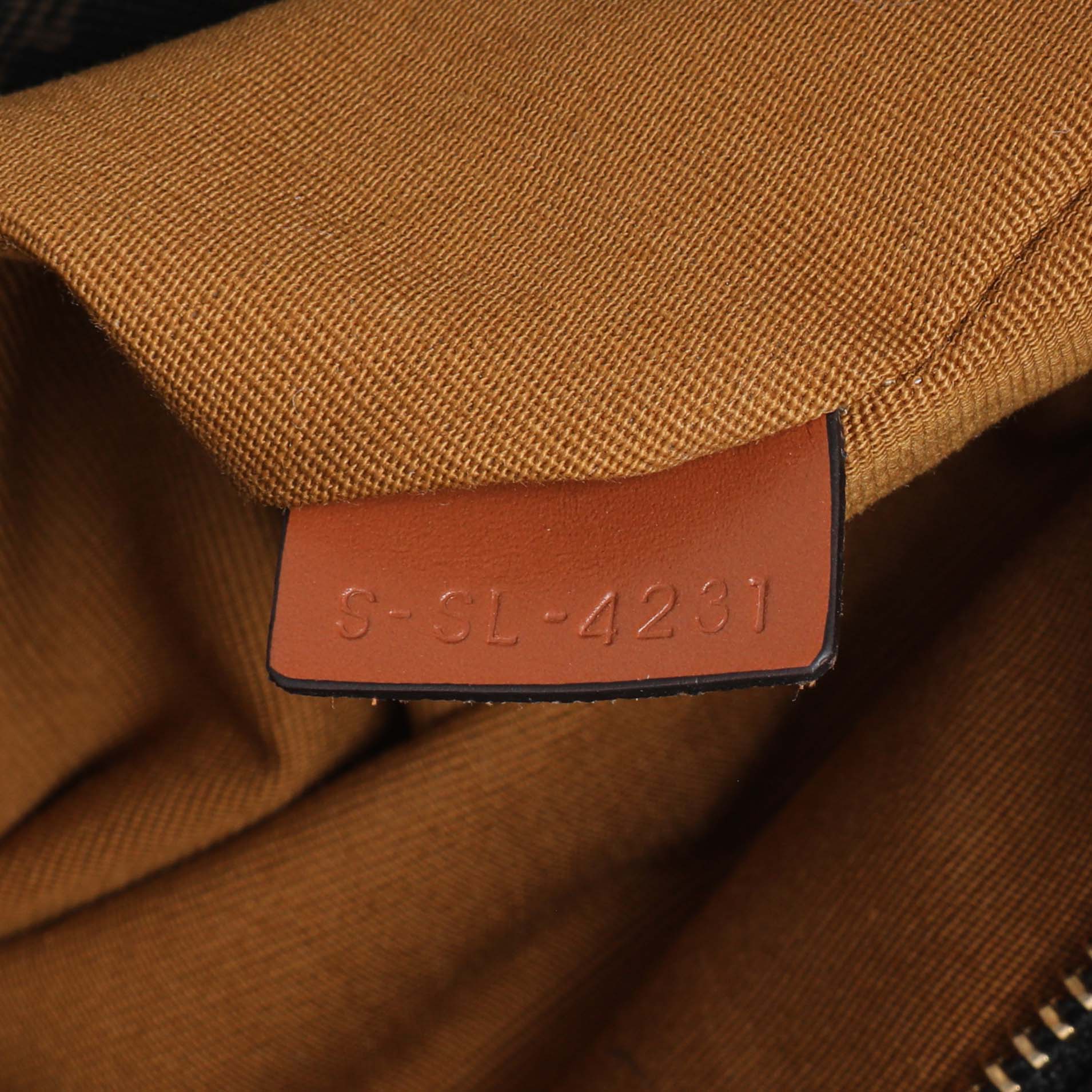 Celine Triomphe Canvas Calfskin Small Vertical Cabas - Image 6