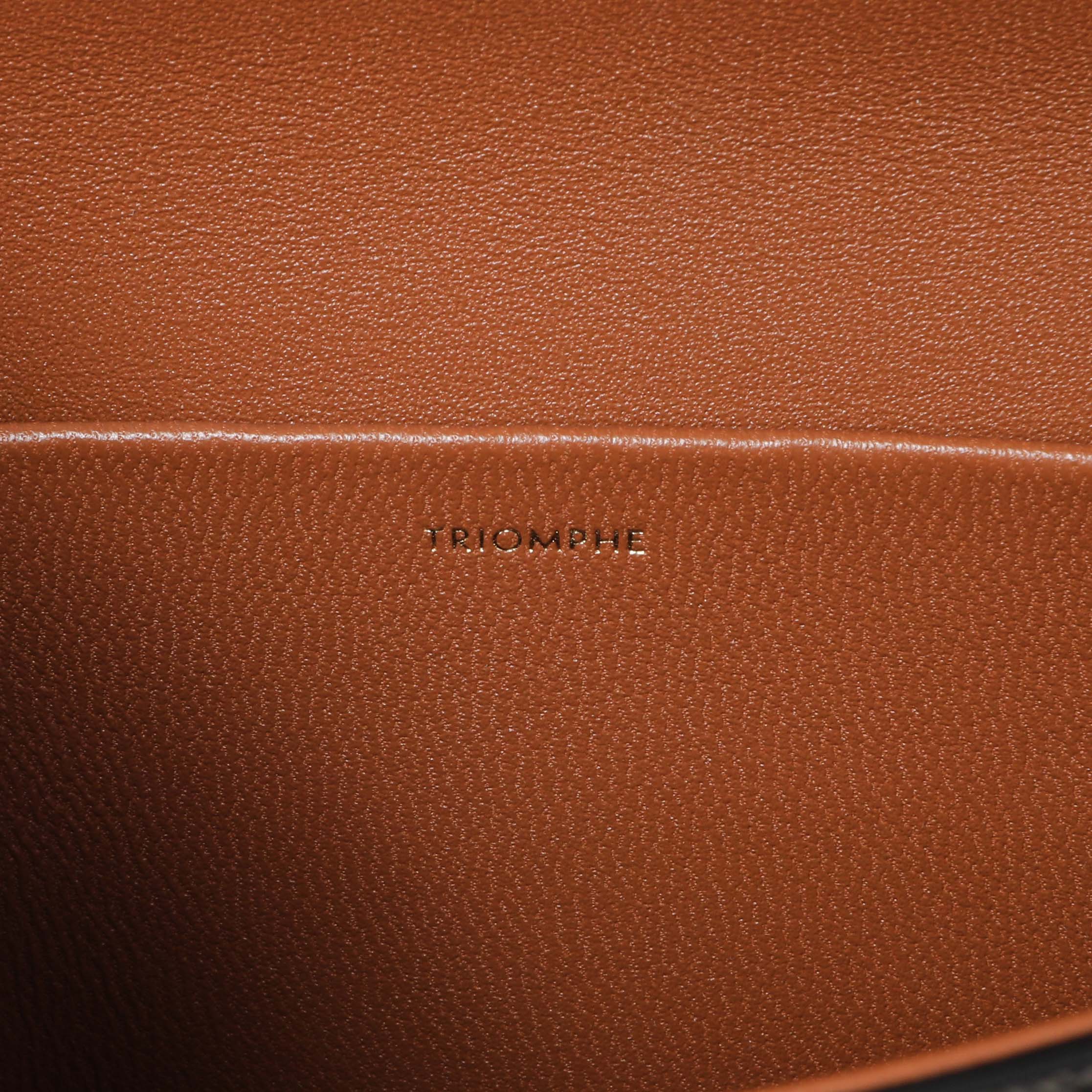 Celine Triomphe Canvas Claude Chain Shoulder Bag - Image 6