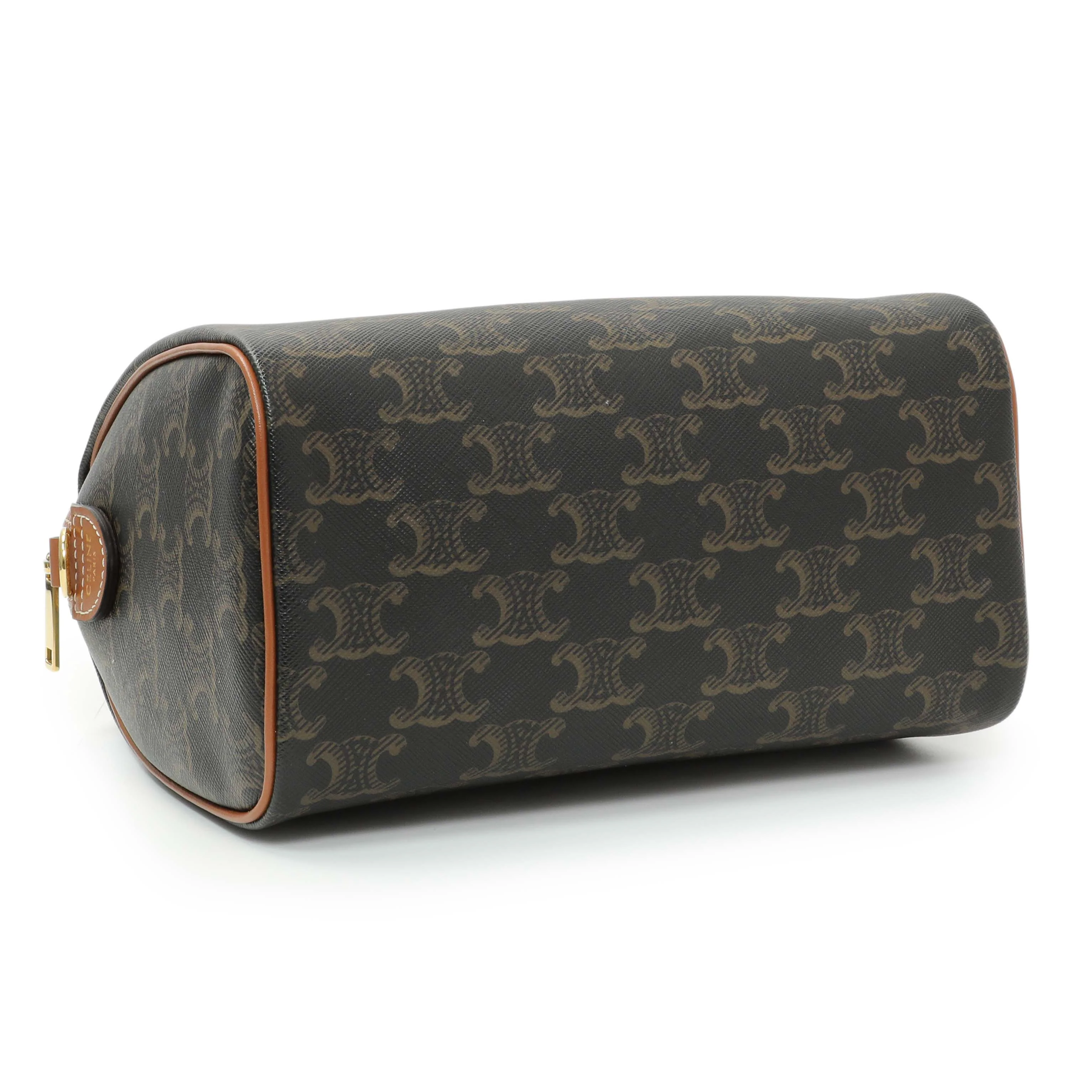 Celine Triomphe Canvas Small Boston Bag - Image 3