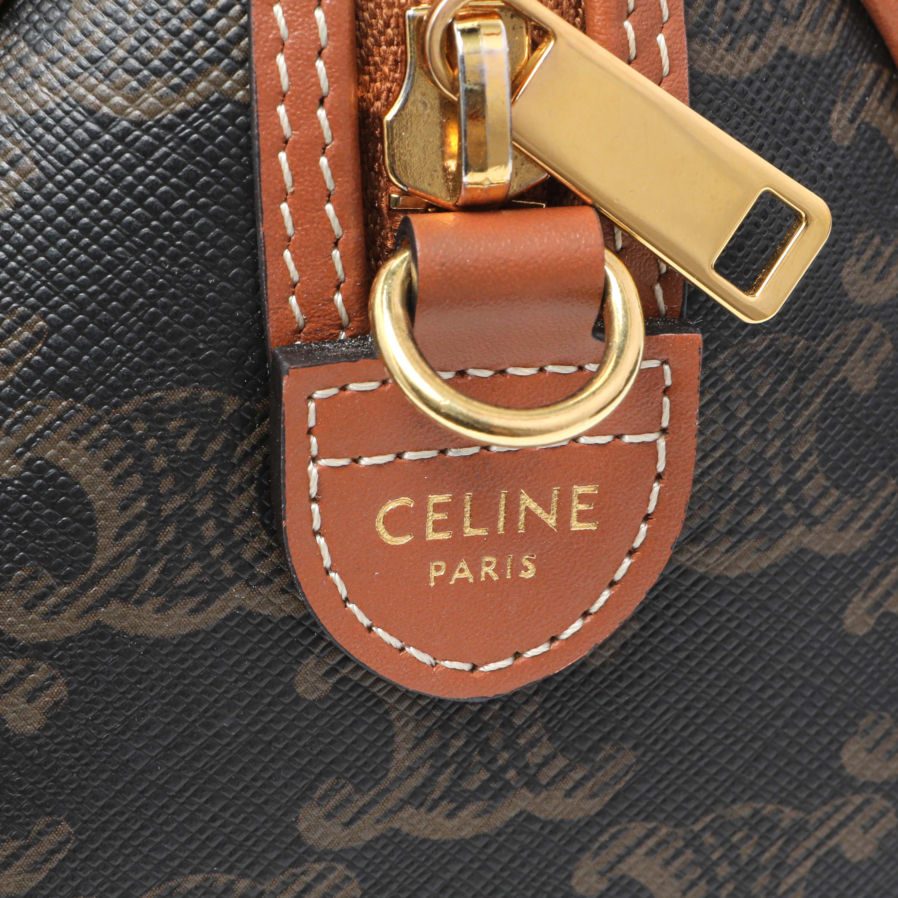 Celine Triomphe Canvas Small Boston Bag - Image 5