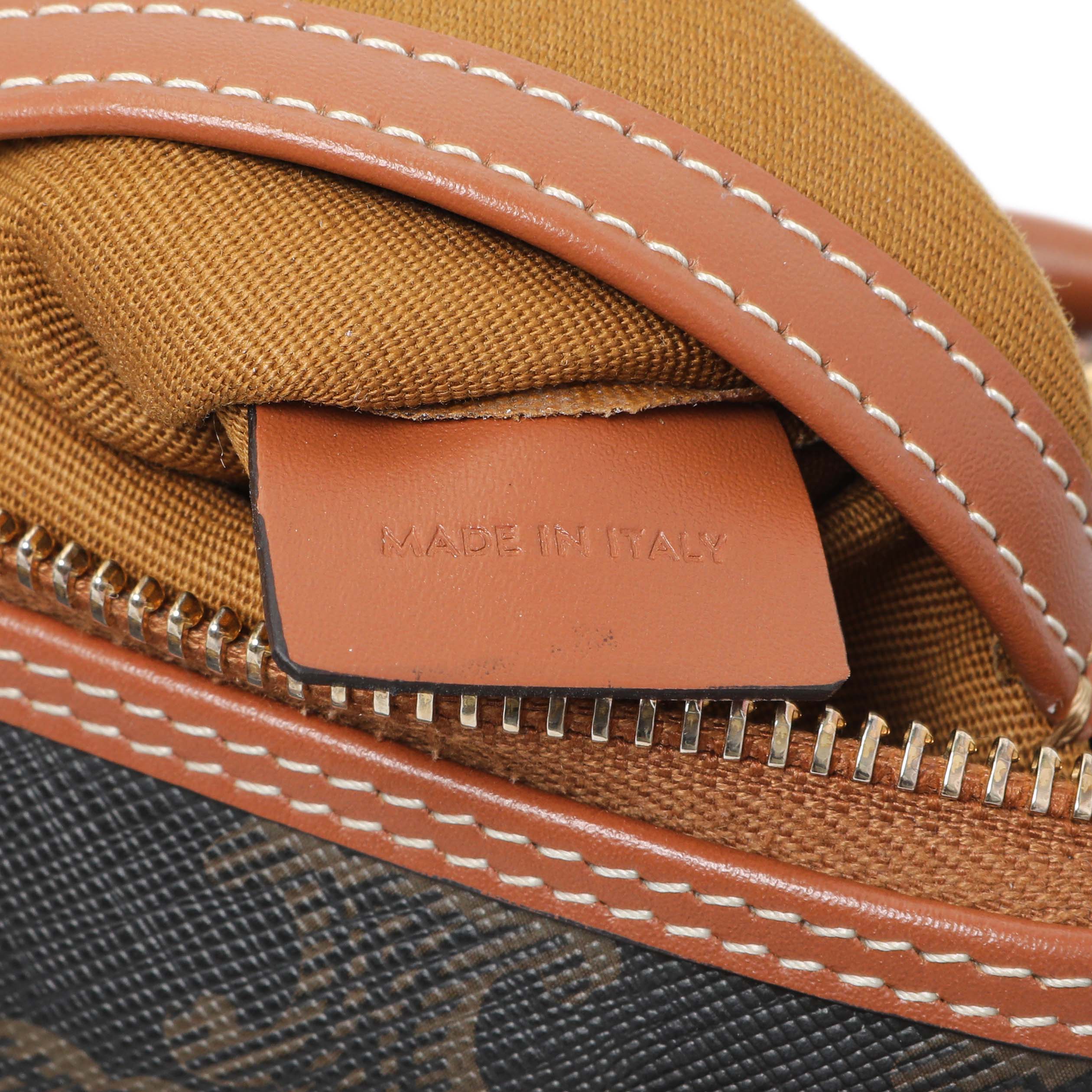 Celine Triomphe Canvas Small Boston Bag - Image 6
