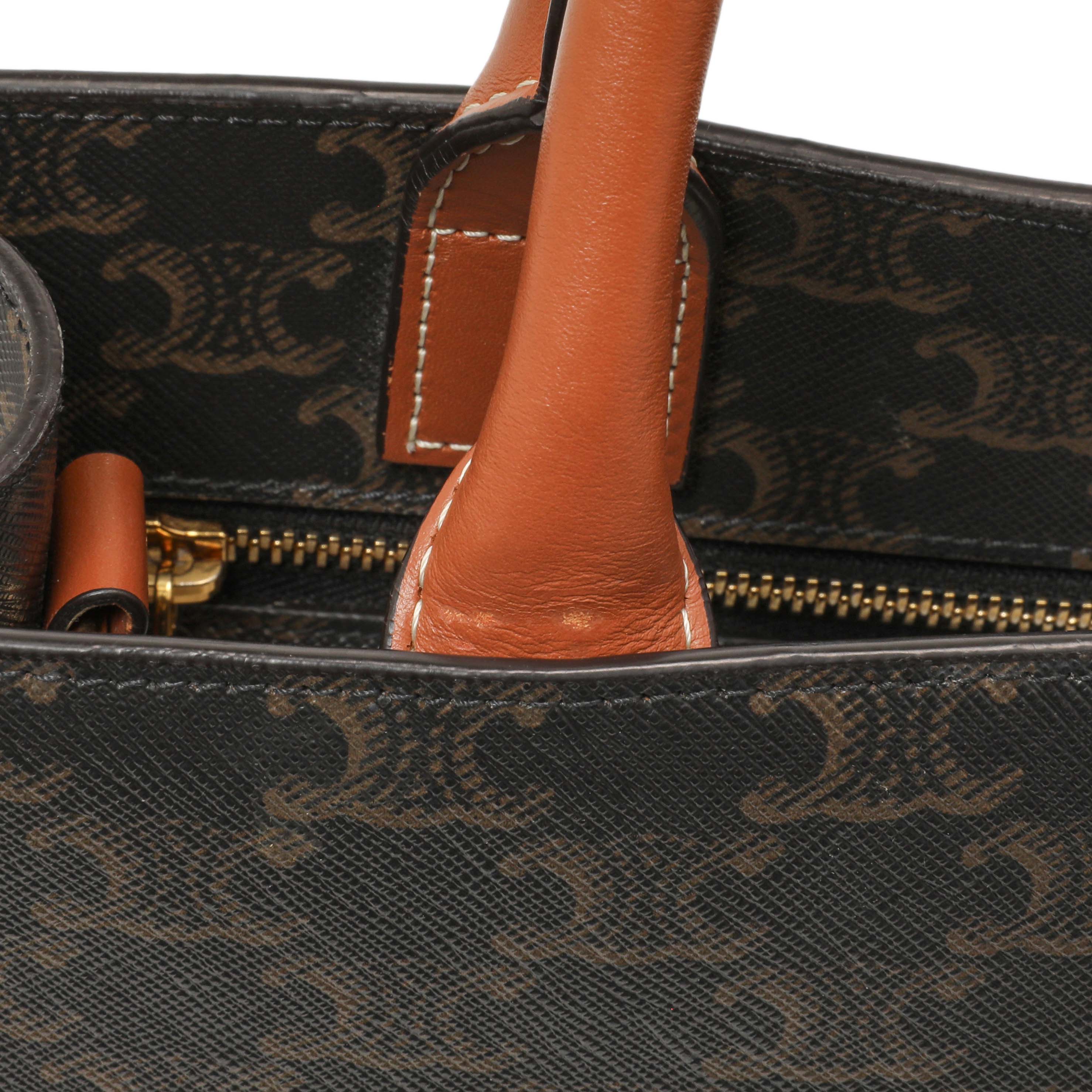 Celine Triomphe Canvas Small Vertical Cabas - Image 15