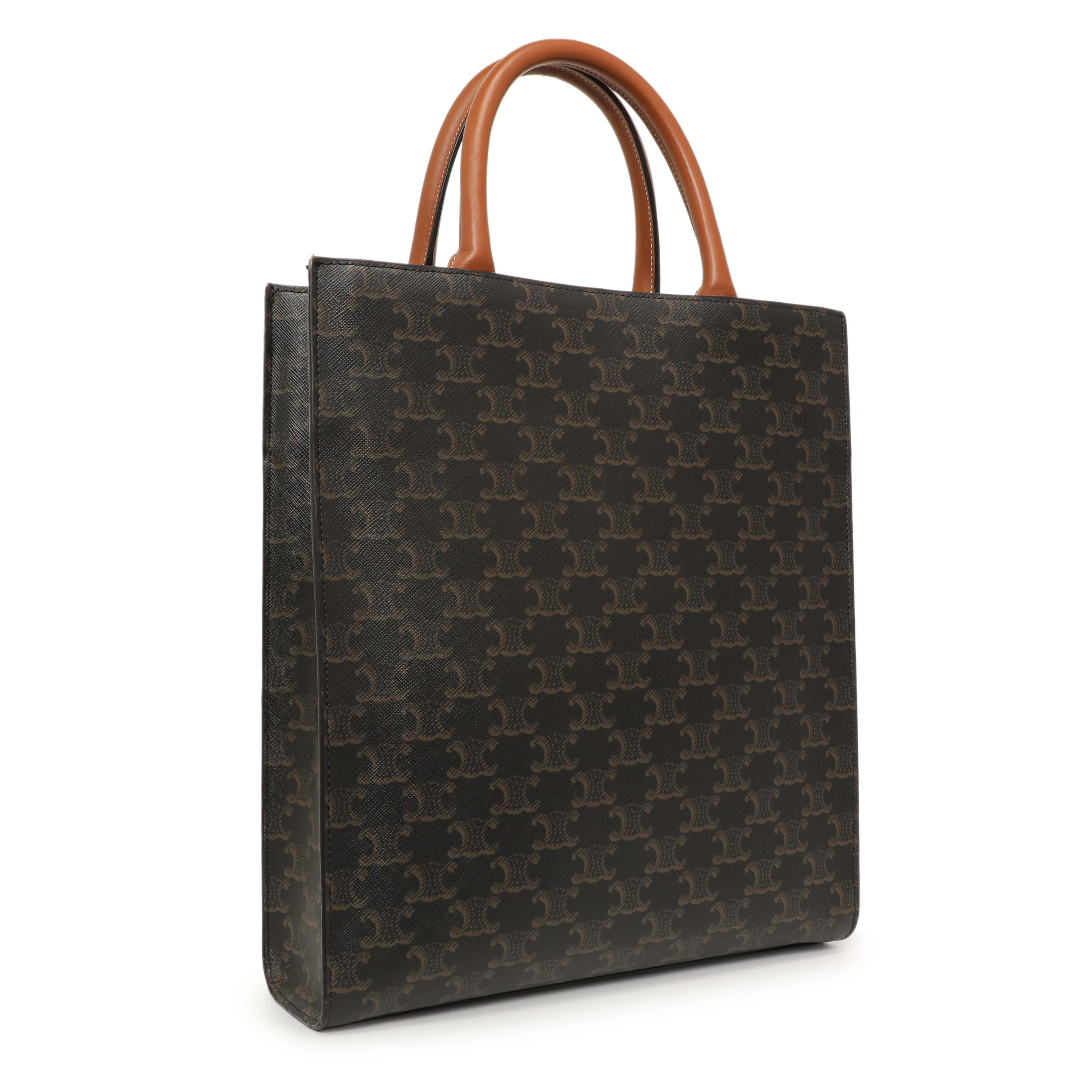 Celine Triomphe Canvas Small Vertical Cabas - Image 2