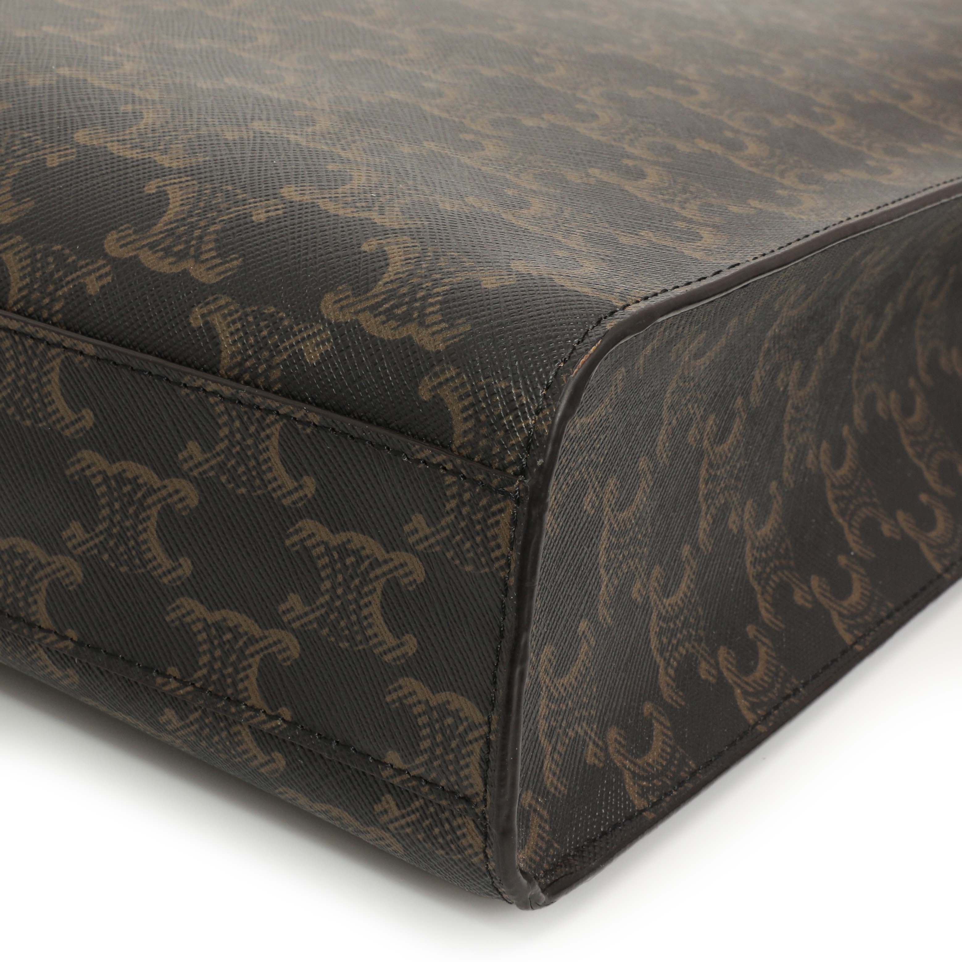 Celine Triomphe Canvas Small Vertical Cabas - Image 7