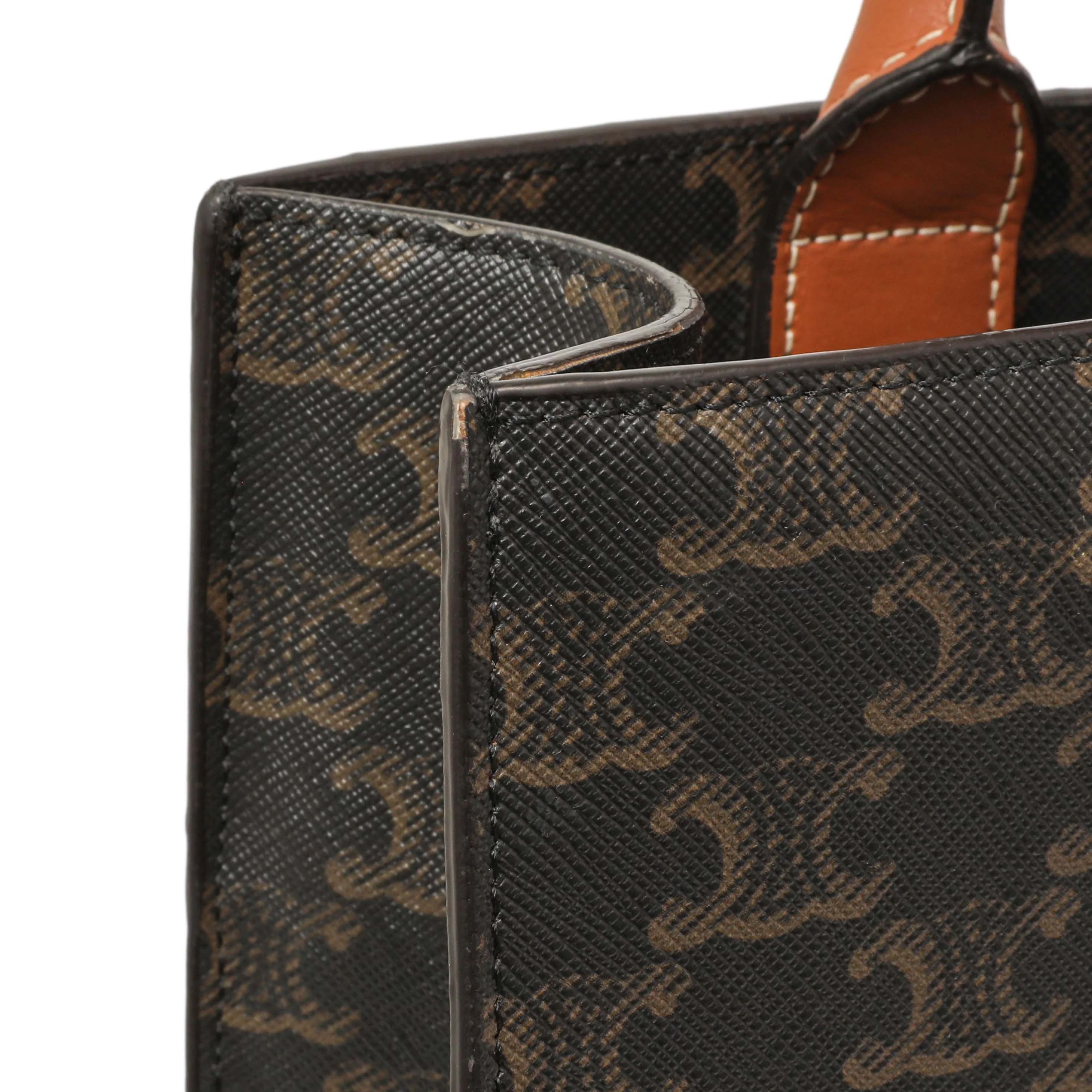 Celine Triomphe Canvas Small Vertical Cabas - Image 8