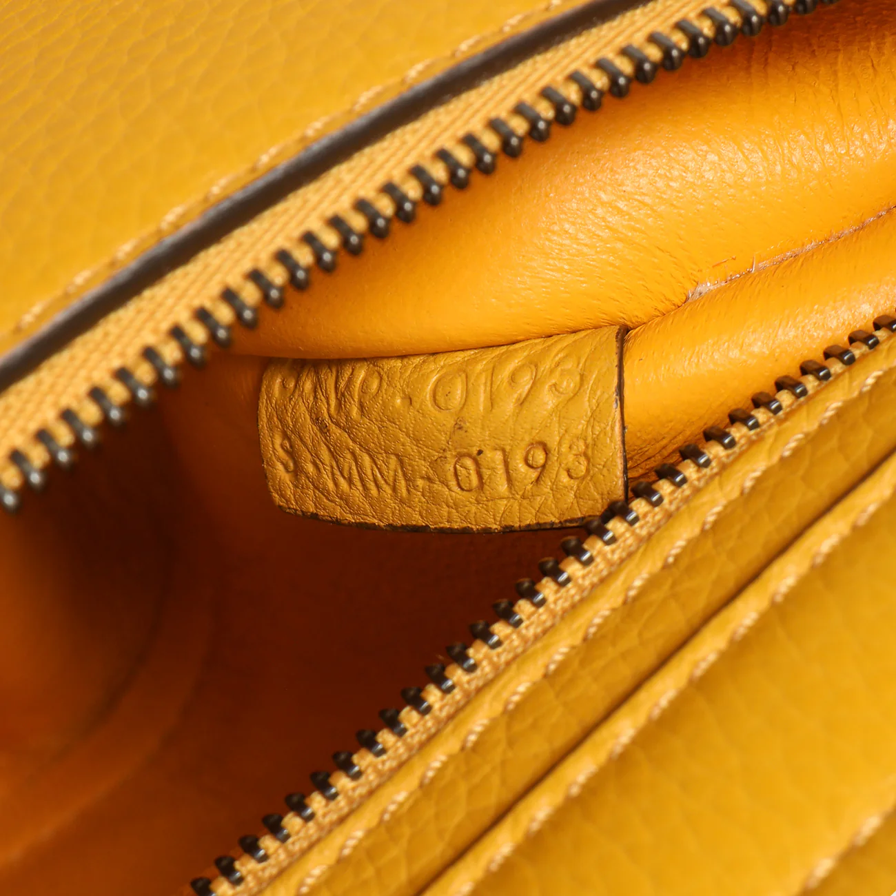 Celine Yellow Drummed Calfskin Suede Medium Trapeze - Image 6
