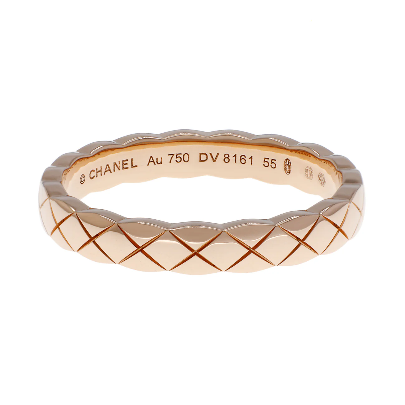 Chanel 18K Beige Gold Mini Coco Crush Ring