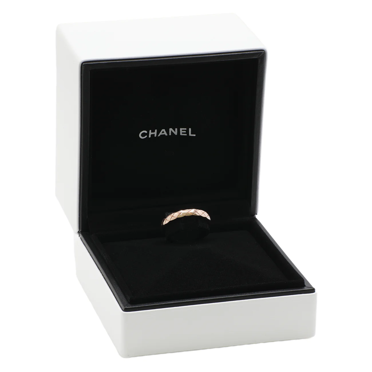 Chanel 18K Beige Gold Mini Coco Crush Ring - Image 4