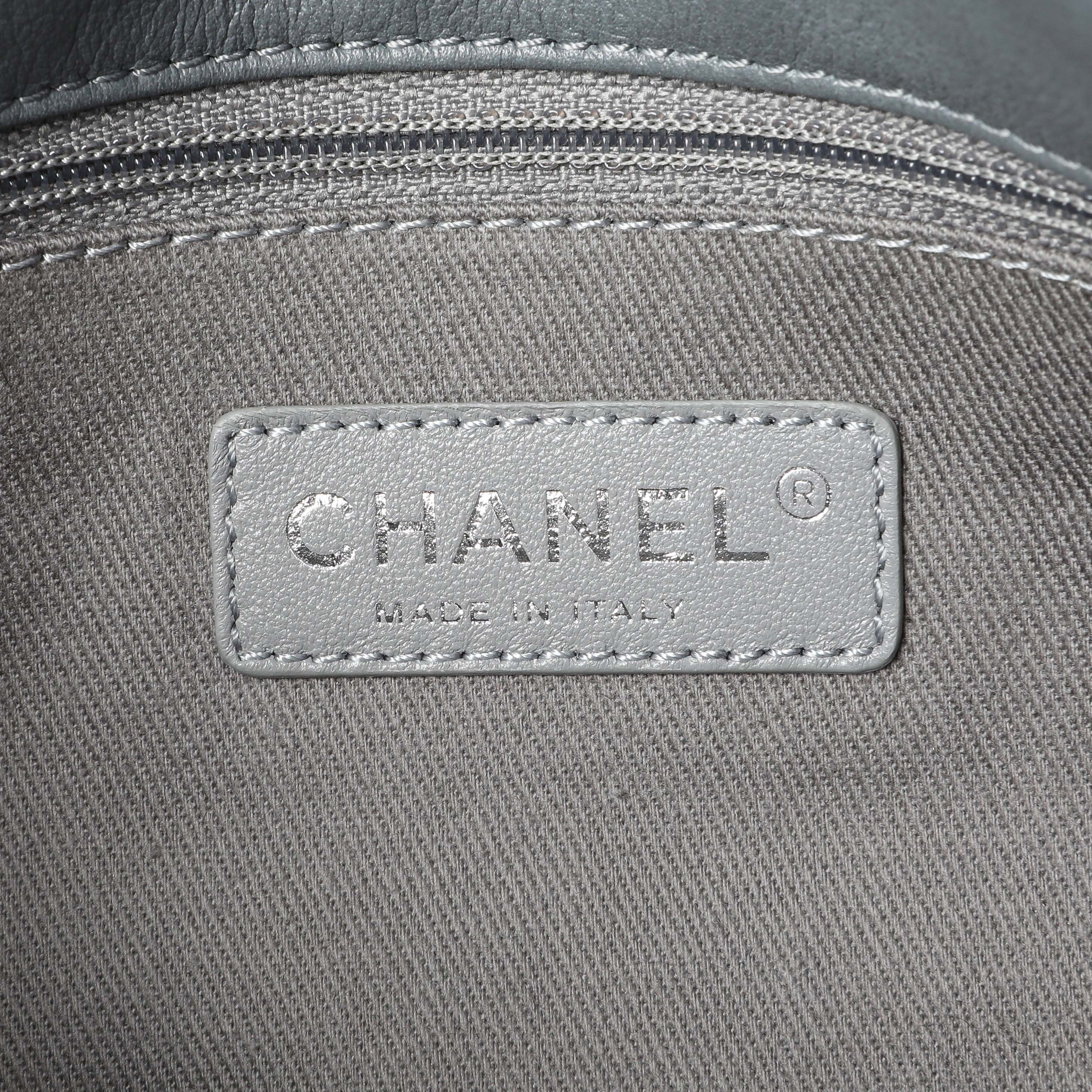 Chanel Beige Canvas Tromp L’Oeil Graffiti Oh My Boy Flap - Image 6