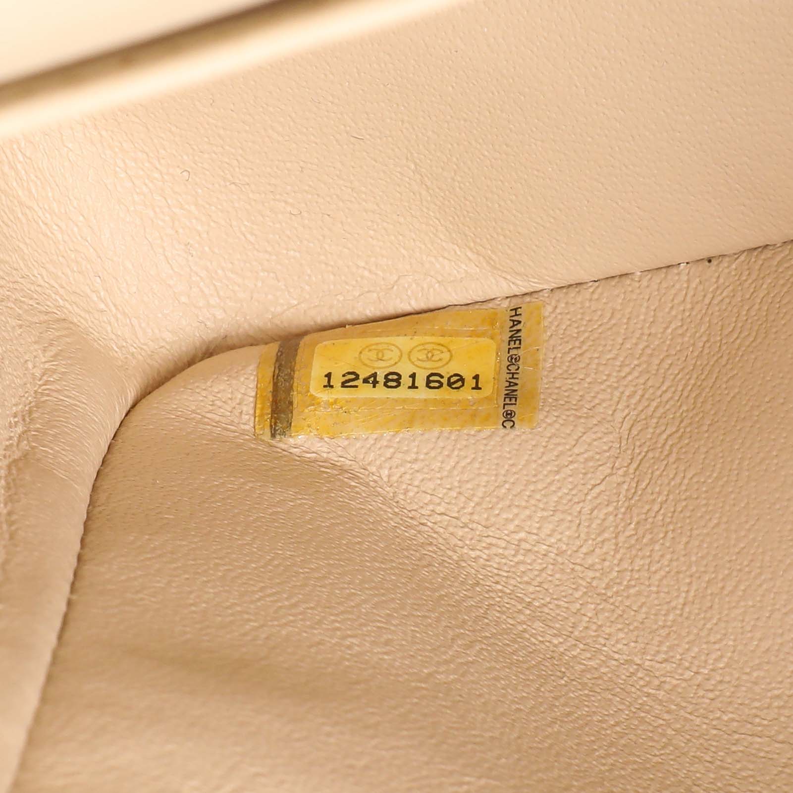 Chanel Beige Caviar Medium Classic Flap - Image 6