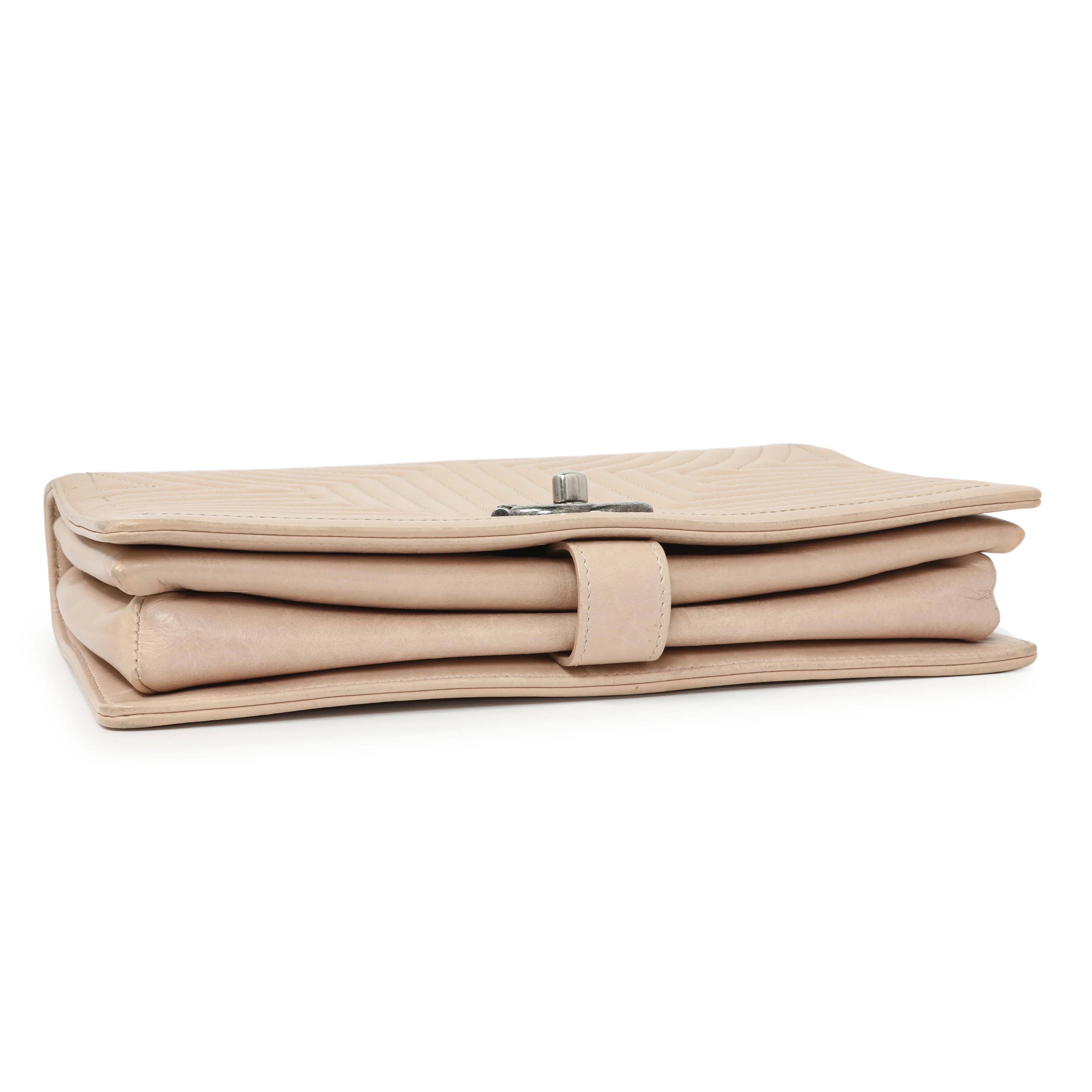 Chanel Beige Quilted Calfskin Medium Korean Garden Flap - Image 4