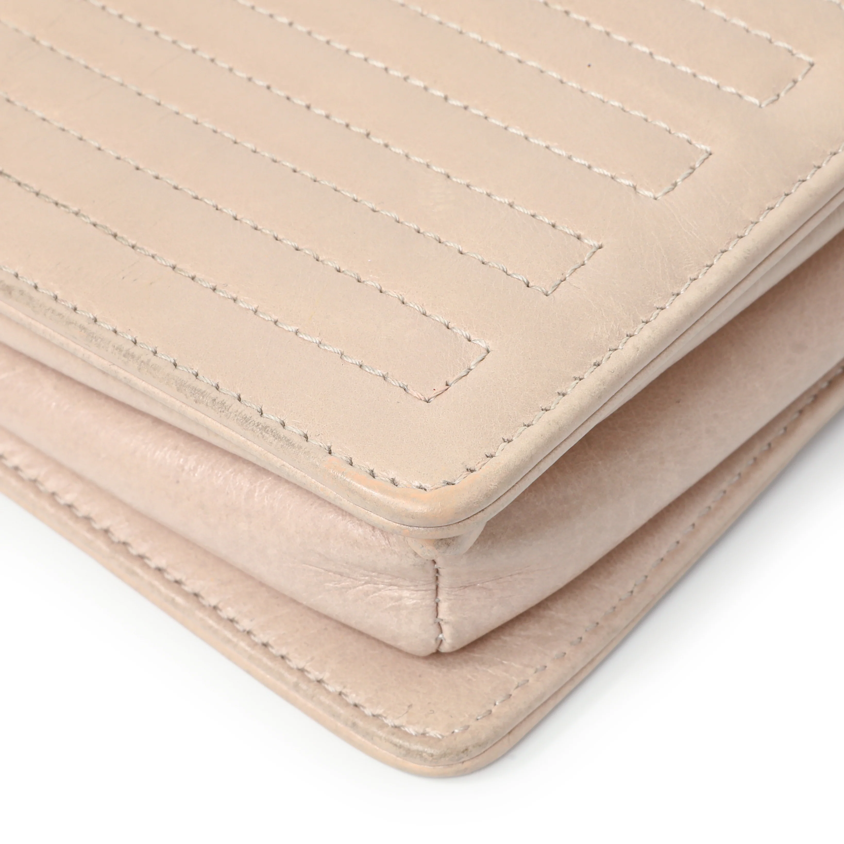 Chanel Beige Quilted Calfskin Medium Korean Garden Flap - Image 5