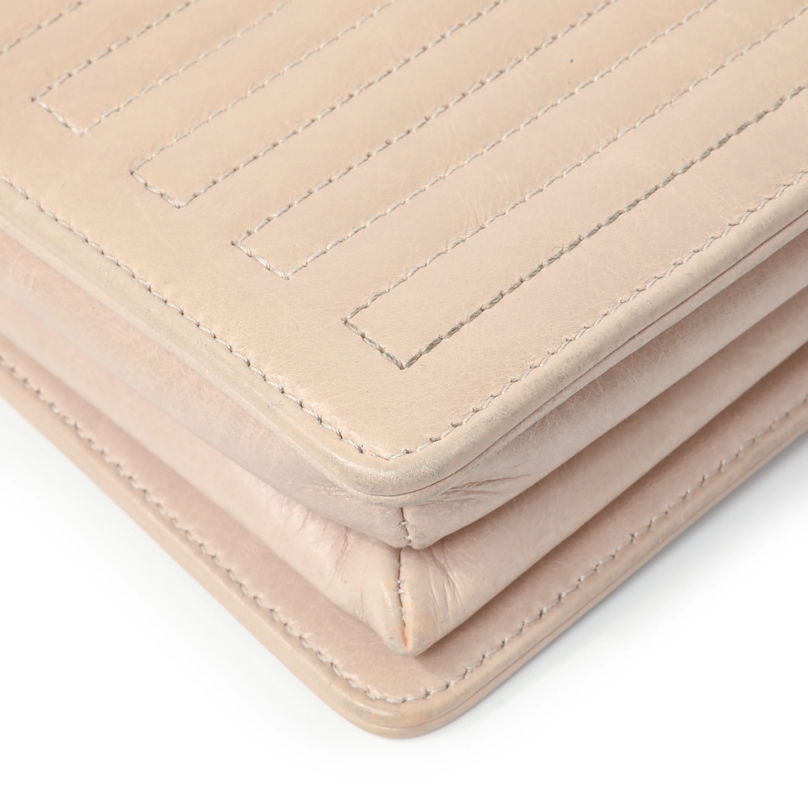 Chanel Beige Quilted Calfskin Medium Korean Garden Flap - Image 7
