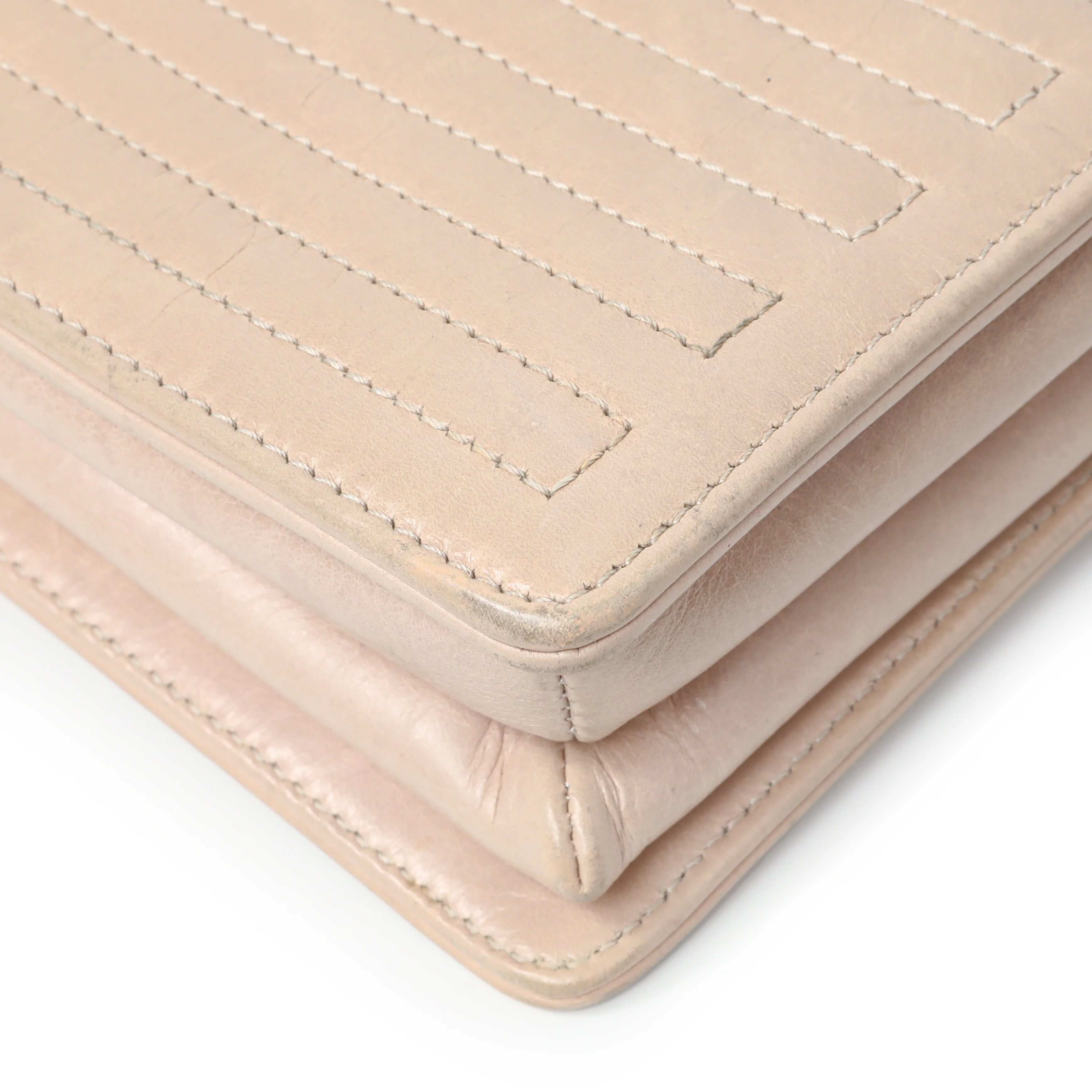 Chanel Beige Quilted Calfskin Medium Korean Garden Flap - Image 8
