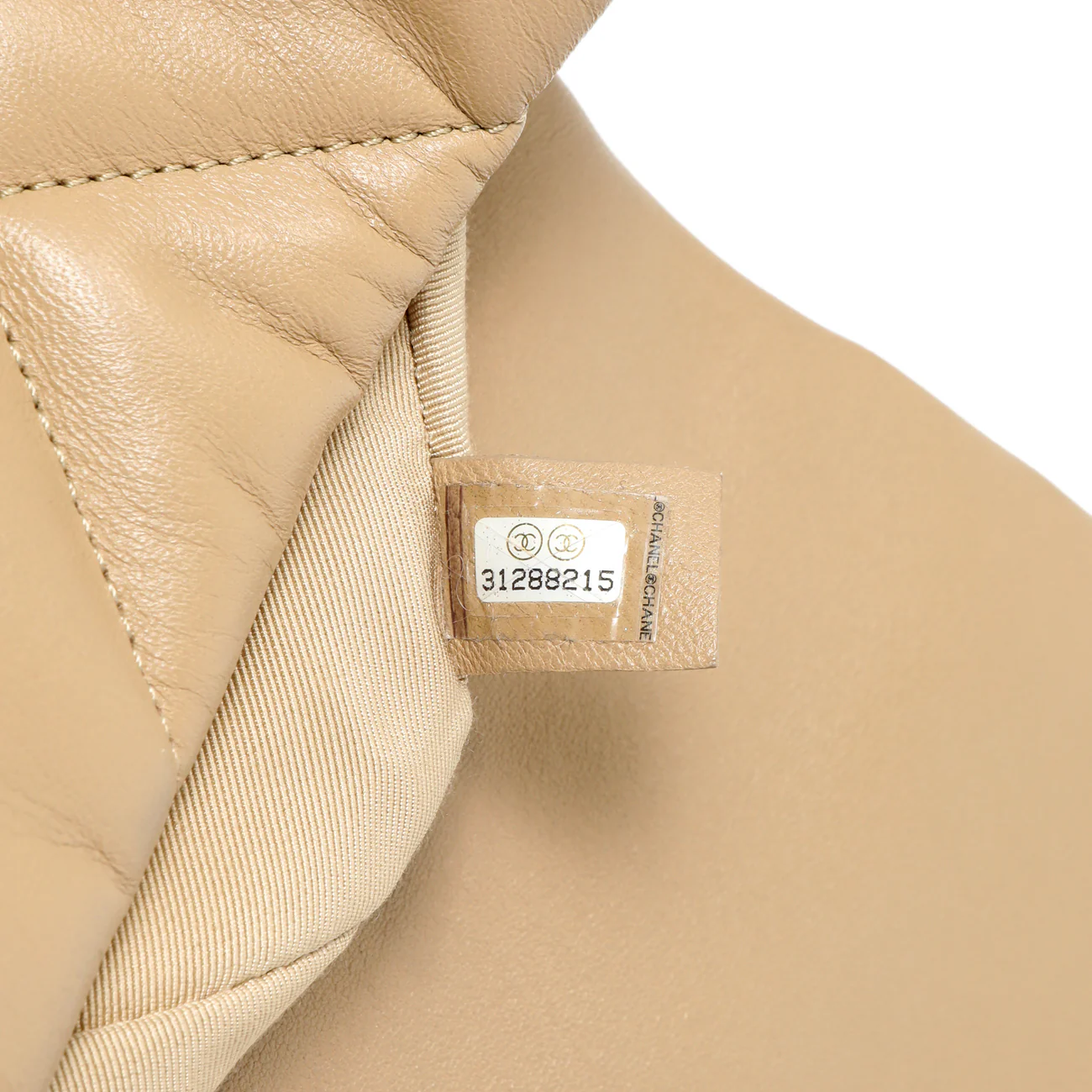 Chanel Beige Quilted Lambskin Medium Chanel 19 Flap - Image 11