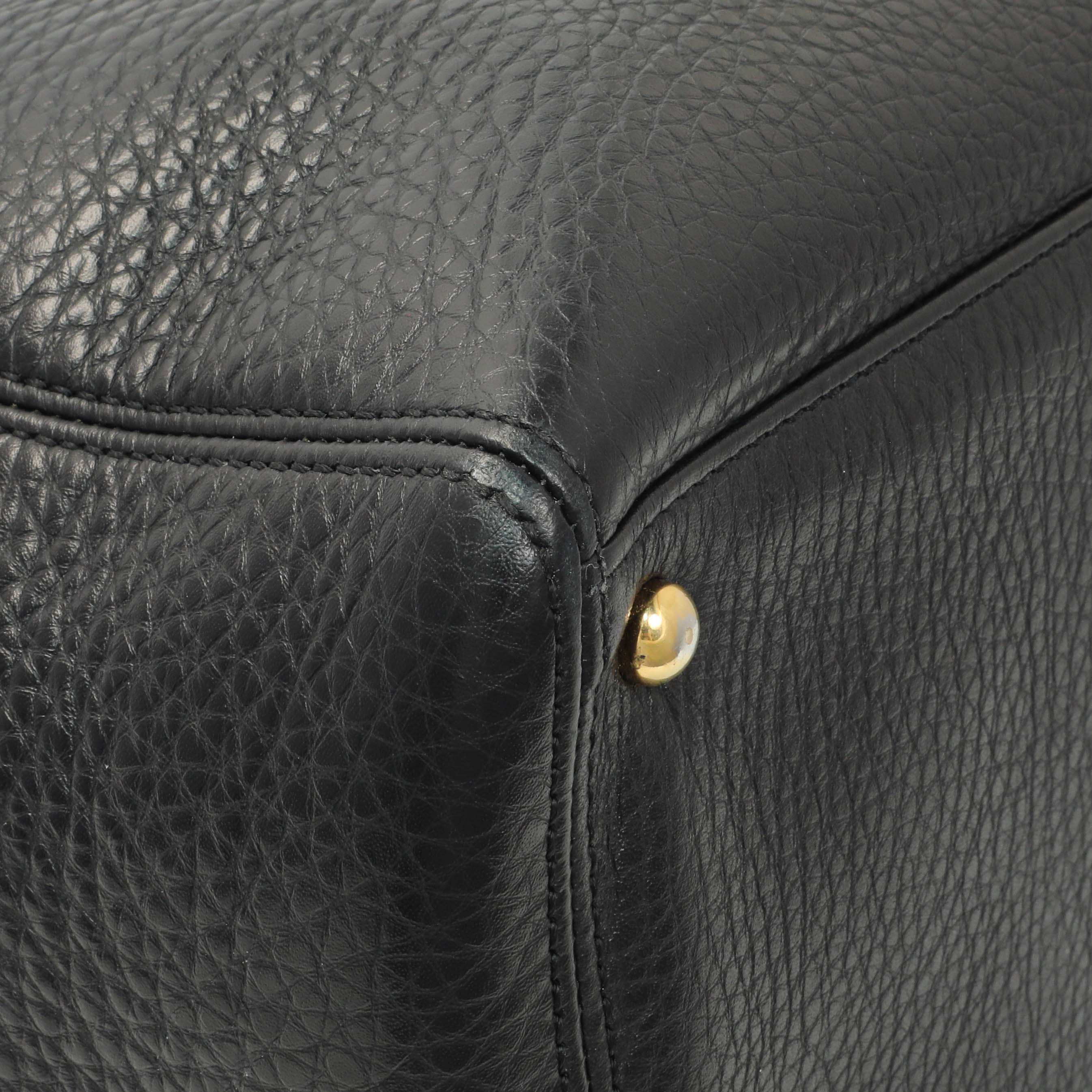 Chanel Black Calfskin Cerf Executive Shopper Tote - Image 4