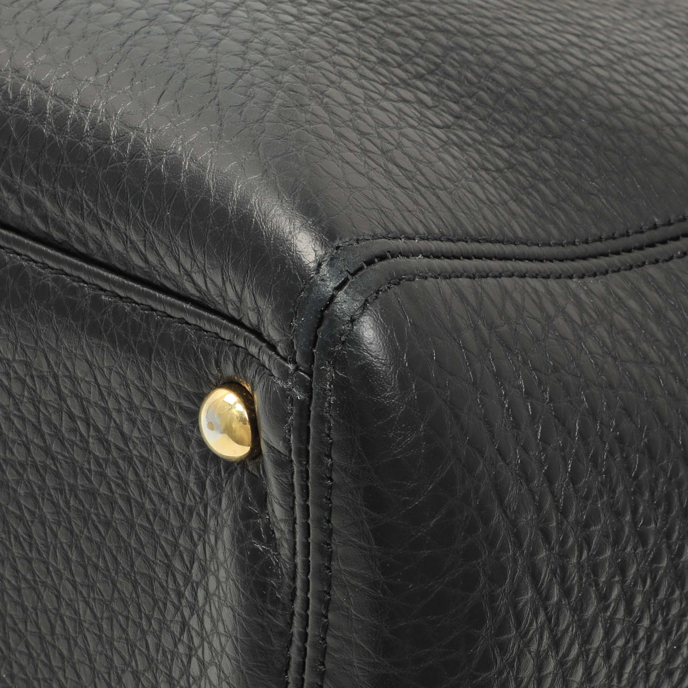 Chanel Black Calfskin Cerf Executive Shopper Tote - Image 5