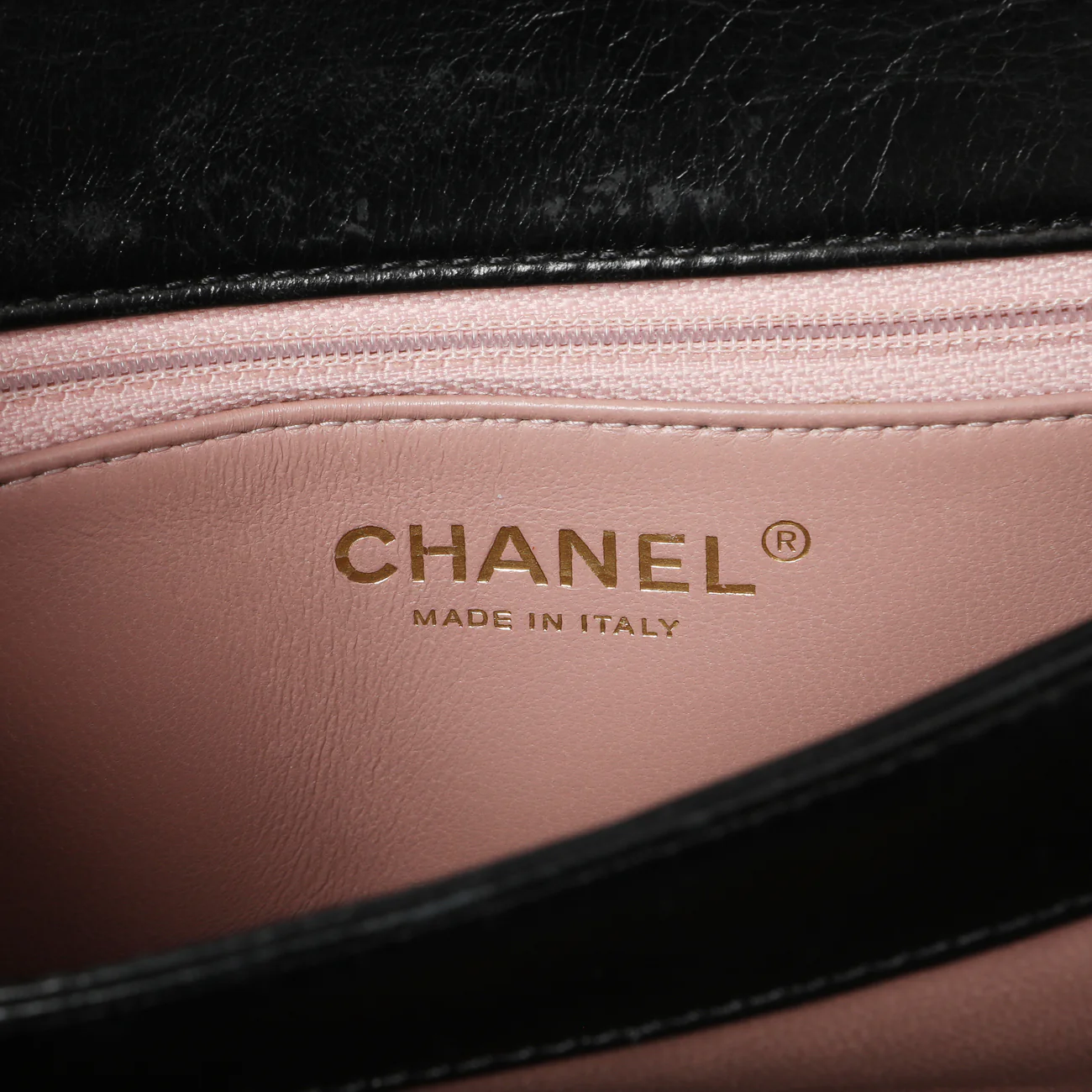 Chanel Black Calfskin Quilted Small Straight Lined Flap - Image 9