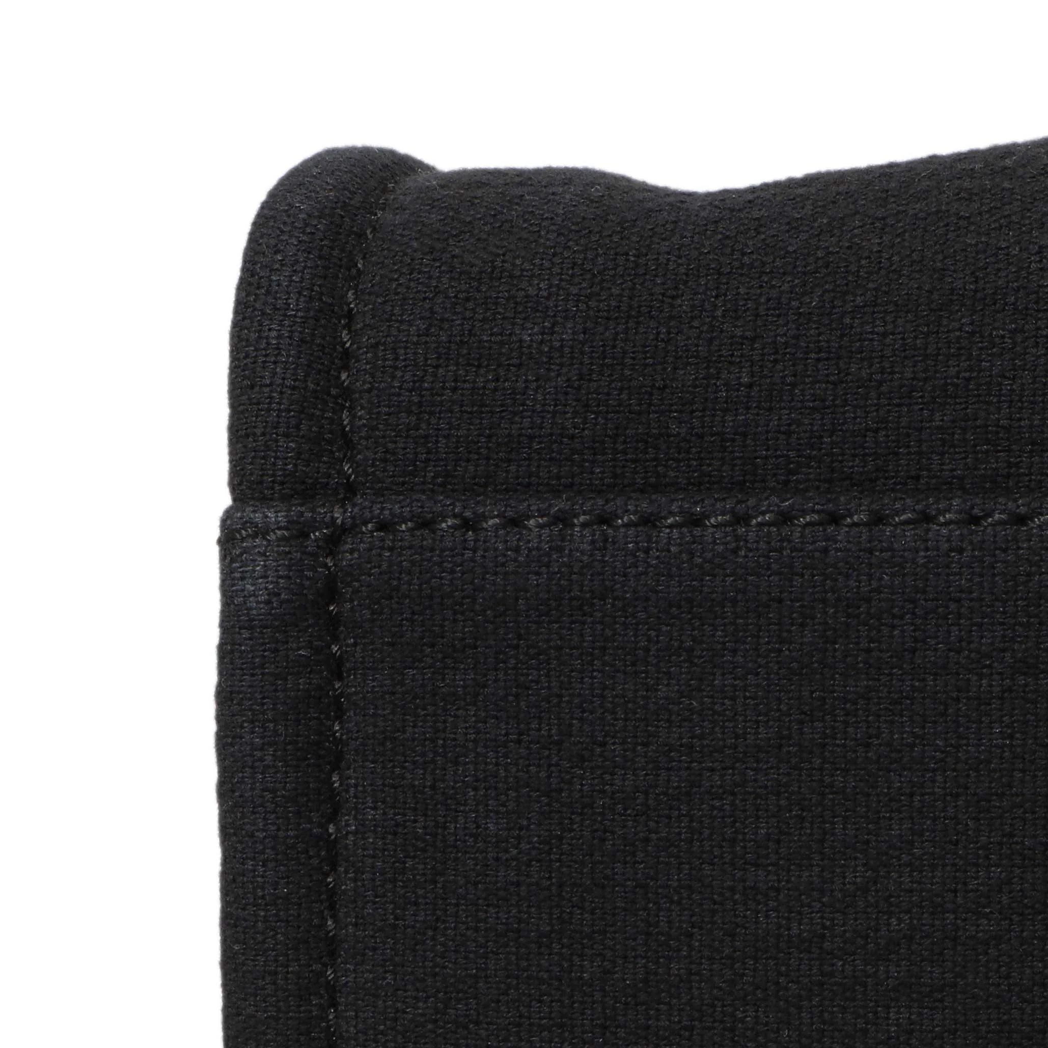 Chanel Black Canvas Small Deauville Tote - Image 8