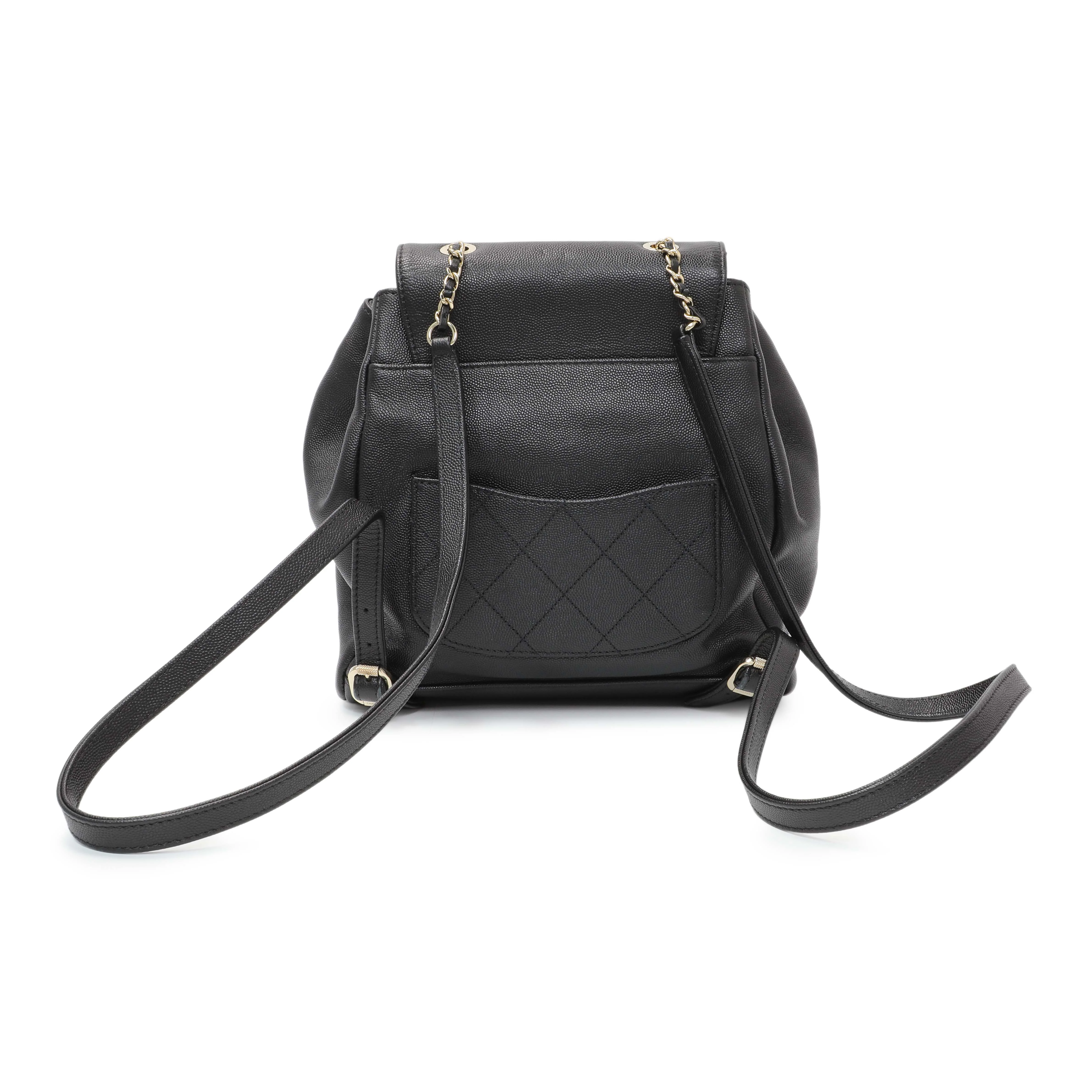 Chanel Black Caviar Affinity Backpack - Image 2