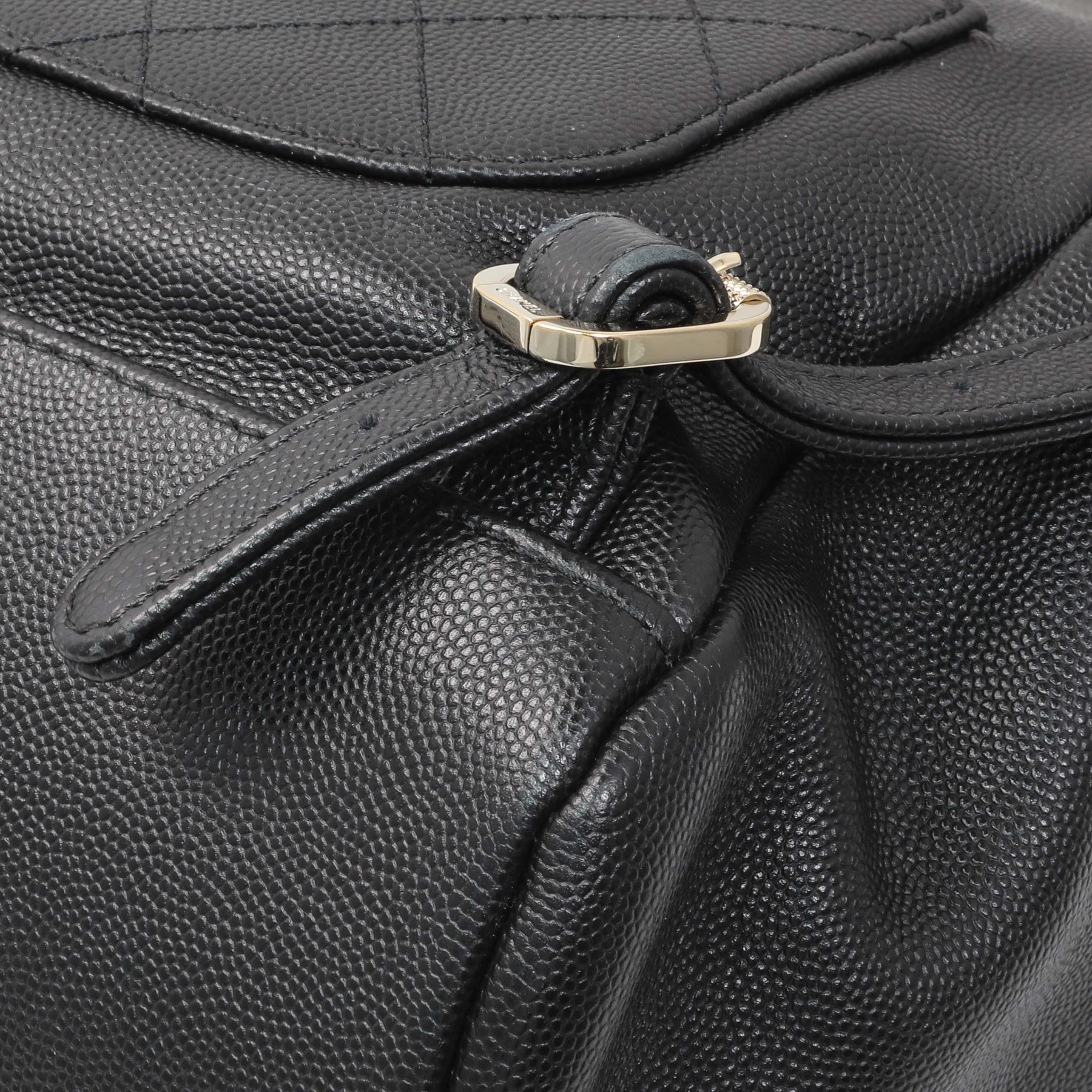 Chanel Black Caviar Affinity Backpack - Image 7