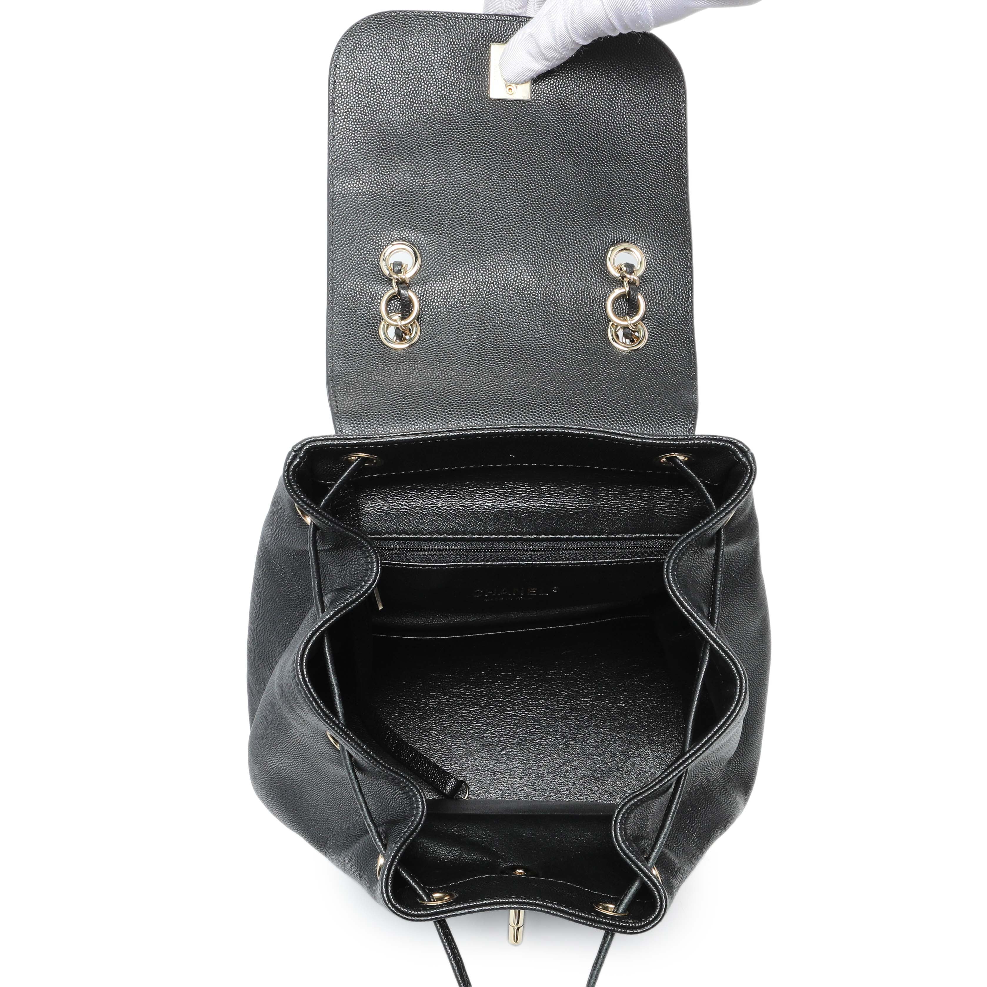 Chanel Black Caviar Affinity Backpack - Image 8