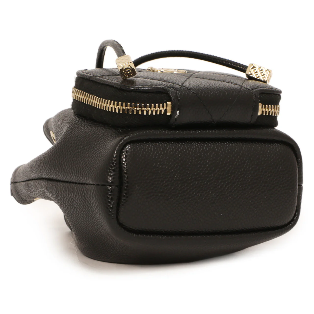 Chanel Black Caviar Mini CC Pocket Bucket Bag - Image 4