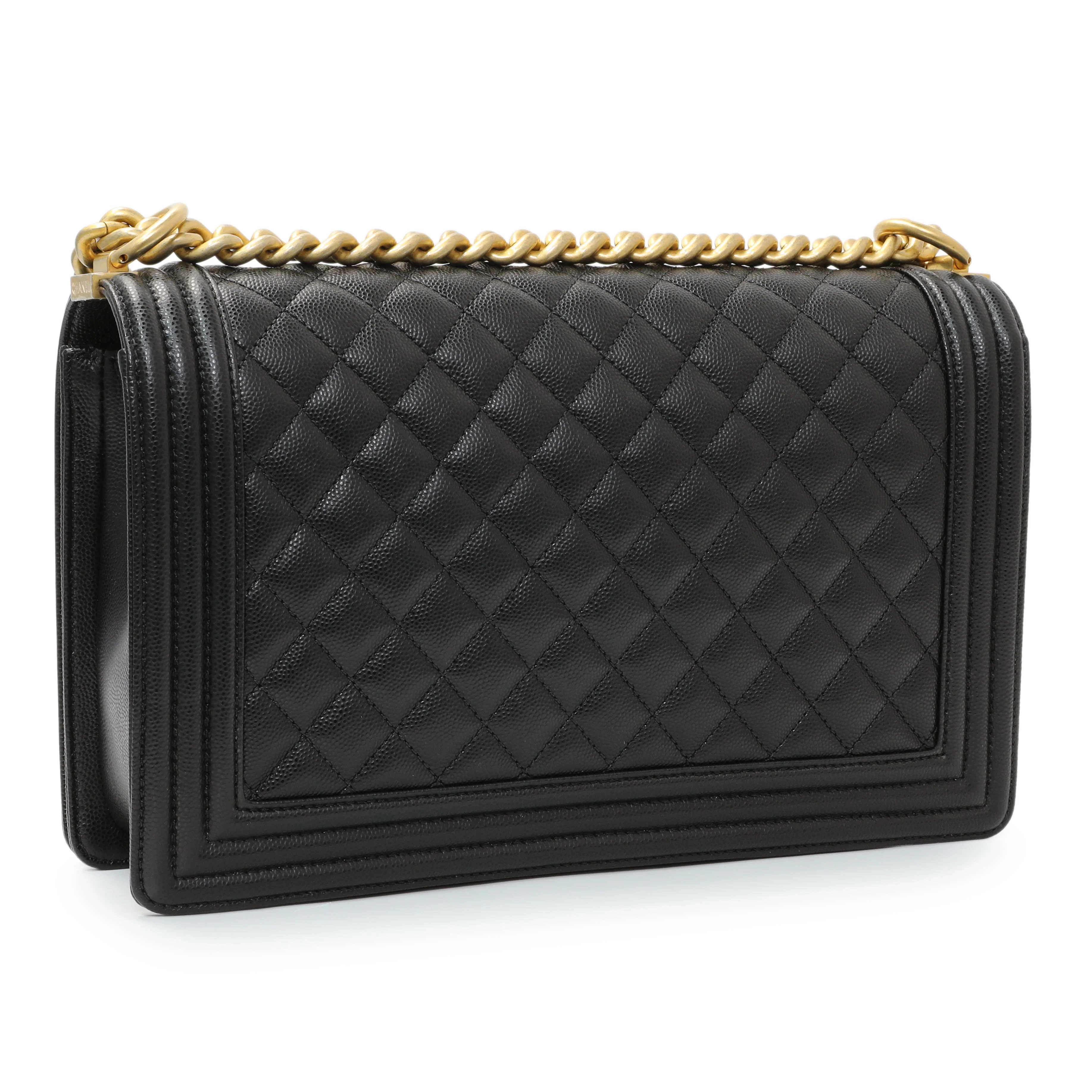 Chanel Black Caviar New Medium Boy Flap - Image 3