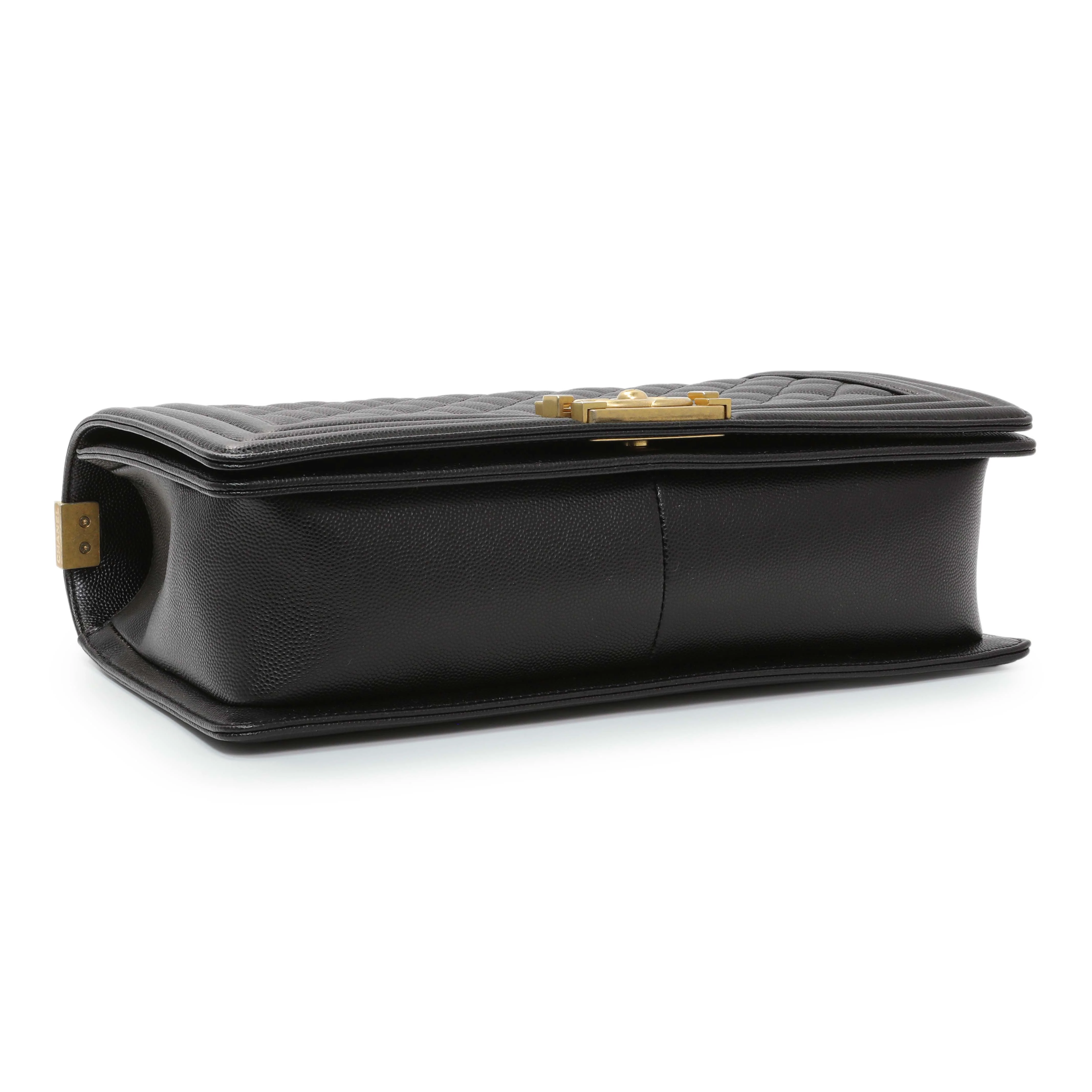Chanel Black Caviar New Medium Boy Flap - Image 4