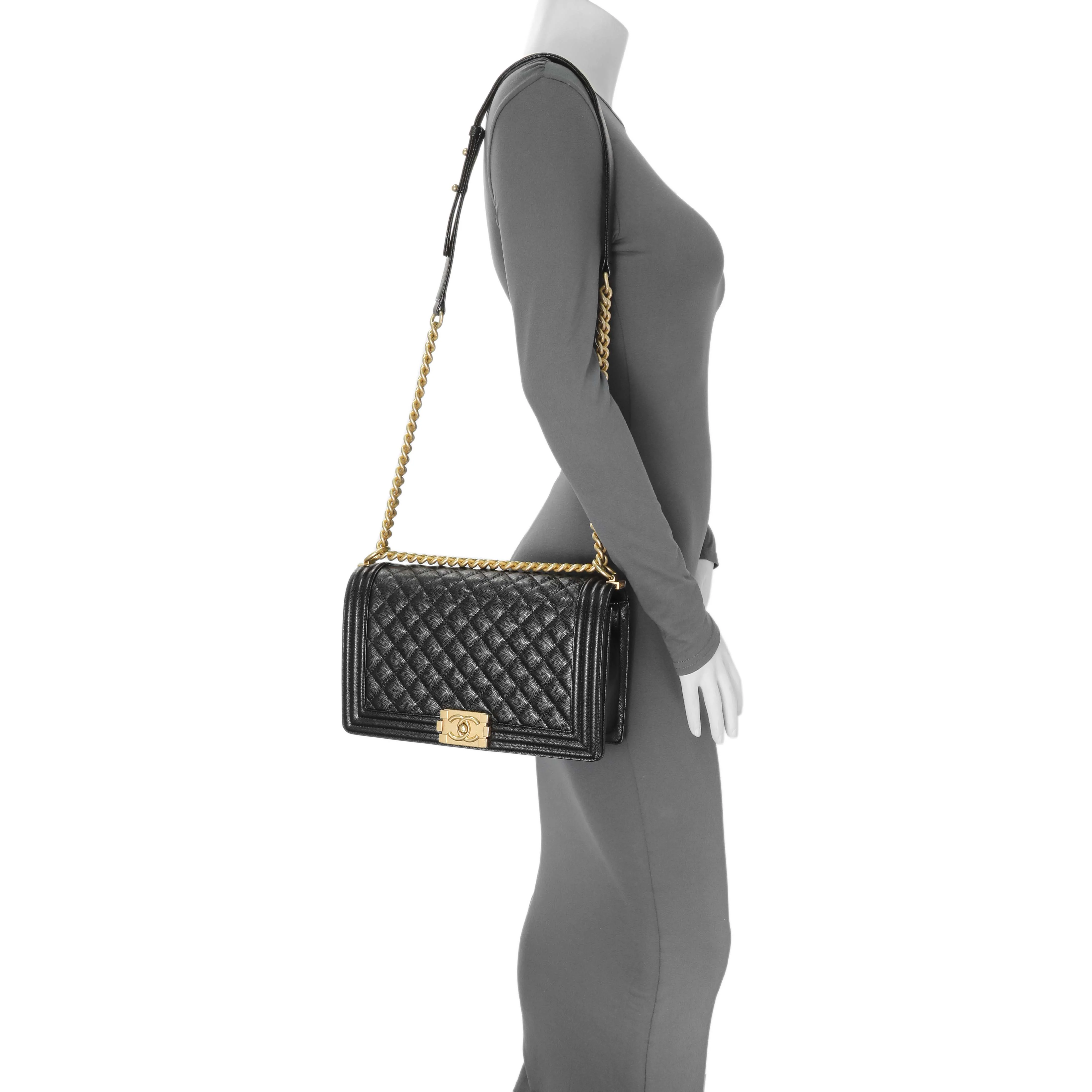 Chanel Black Caviar New Medium Boy Flap - Image 8