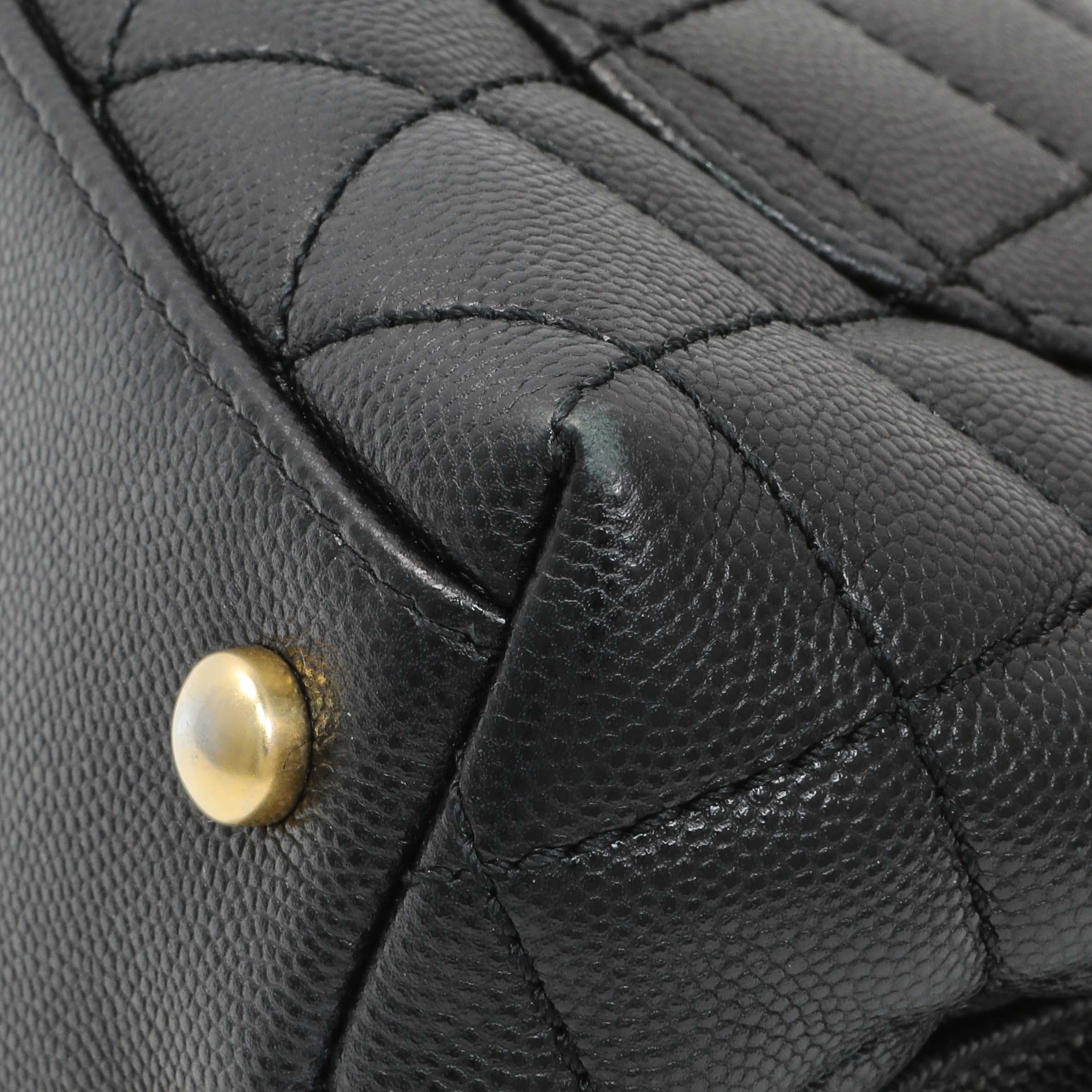 Chanel Black Caviar Quilted Extra Mini Coco Handle - Image 7