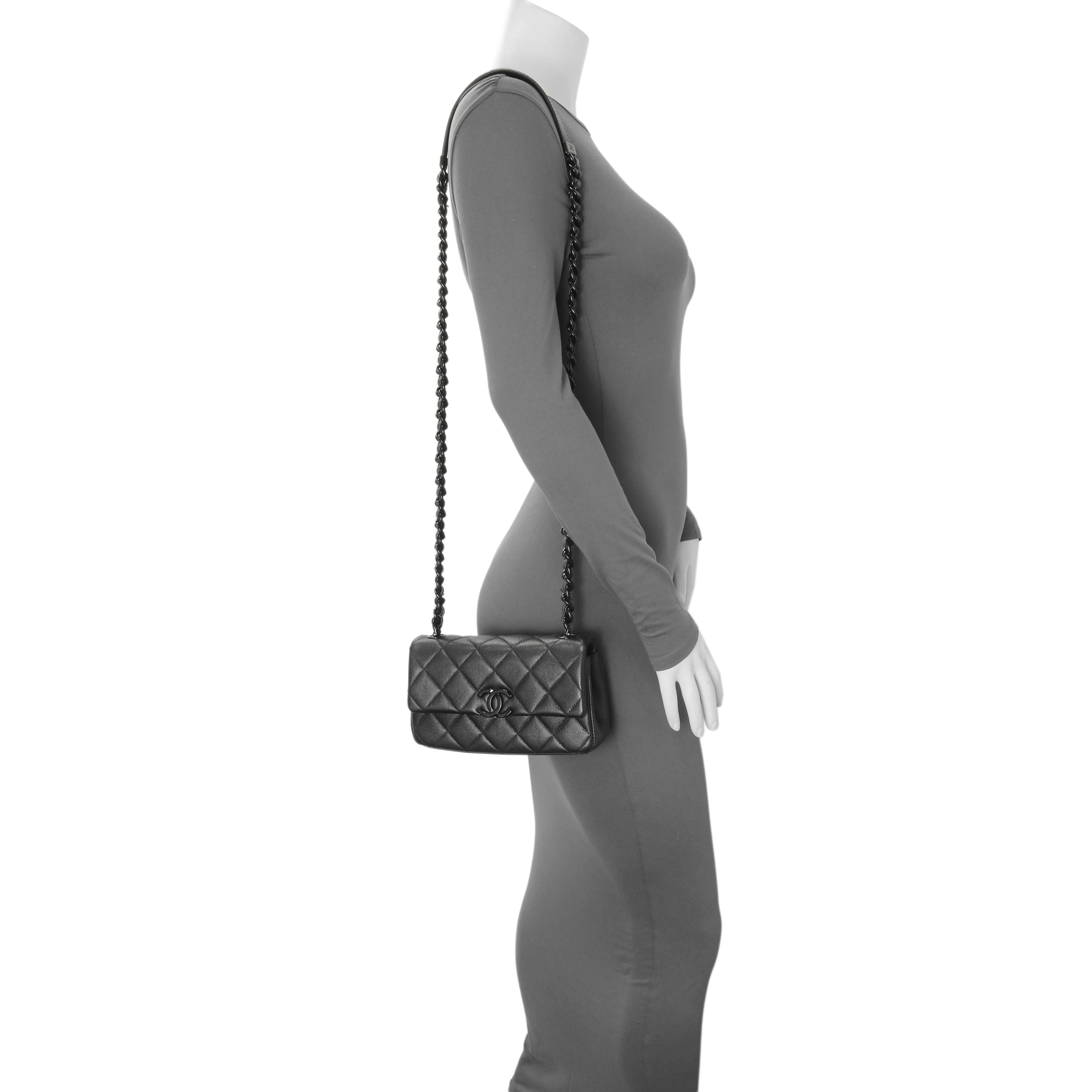 Chanel Black Caviar Quilted My Everything Small Flap - Image 11