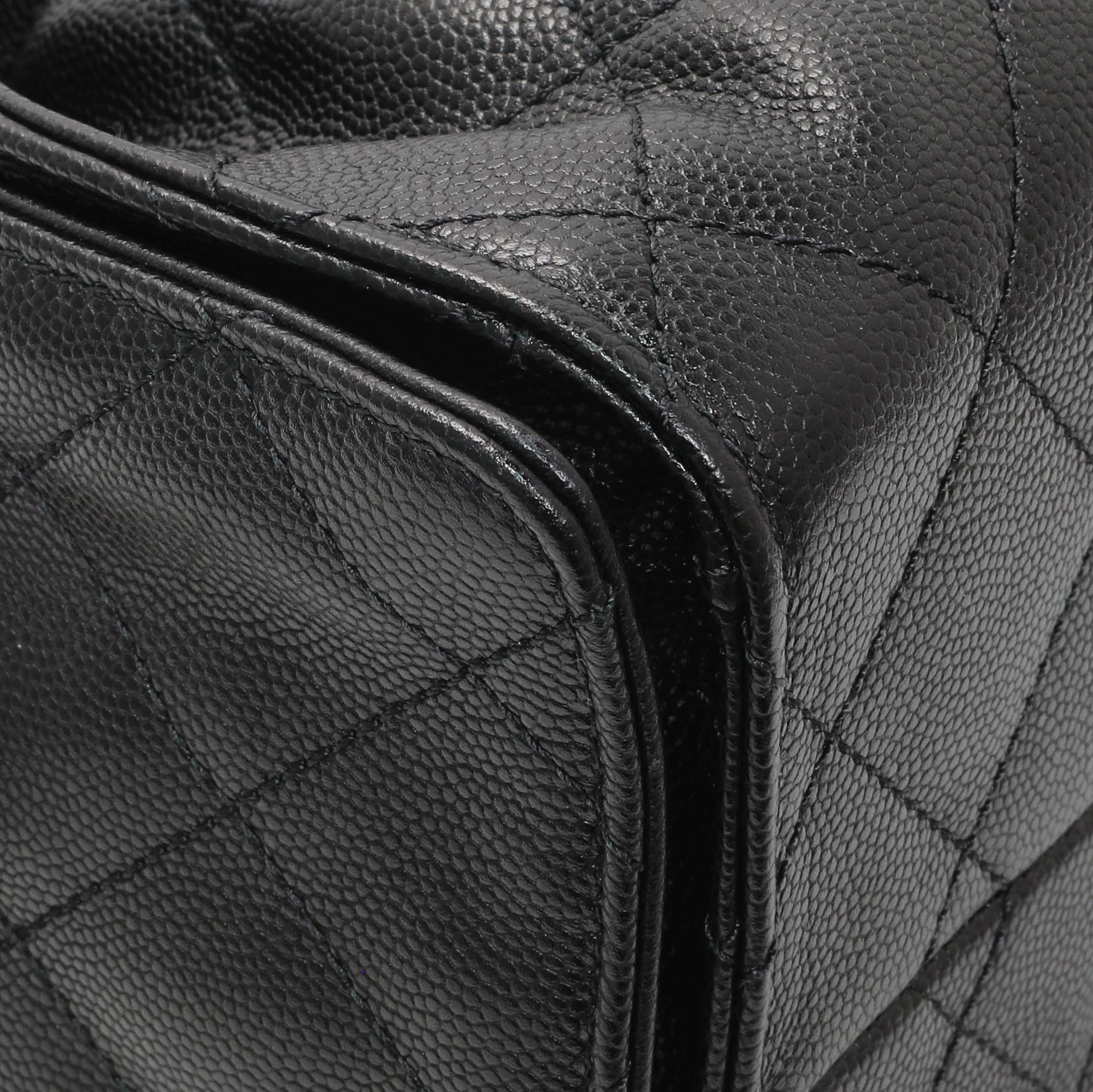 Chanel Black Caviar Quilted Small Chanel 25 Handbag - Image 4