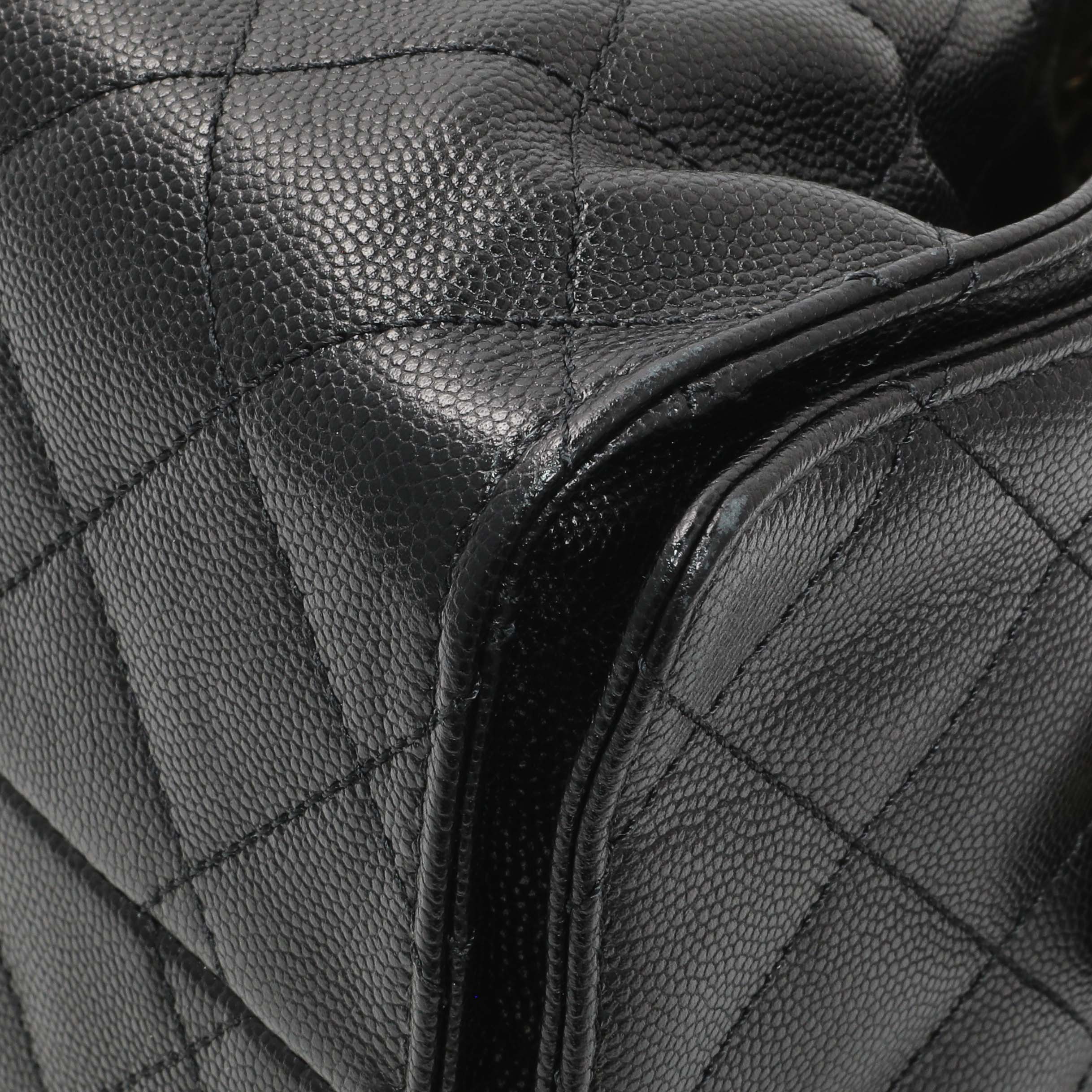 Chanel Black Caviar Quilted Small Chanel 25 Handbag - Image 5
