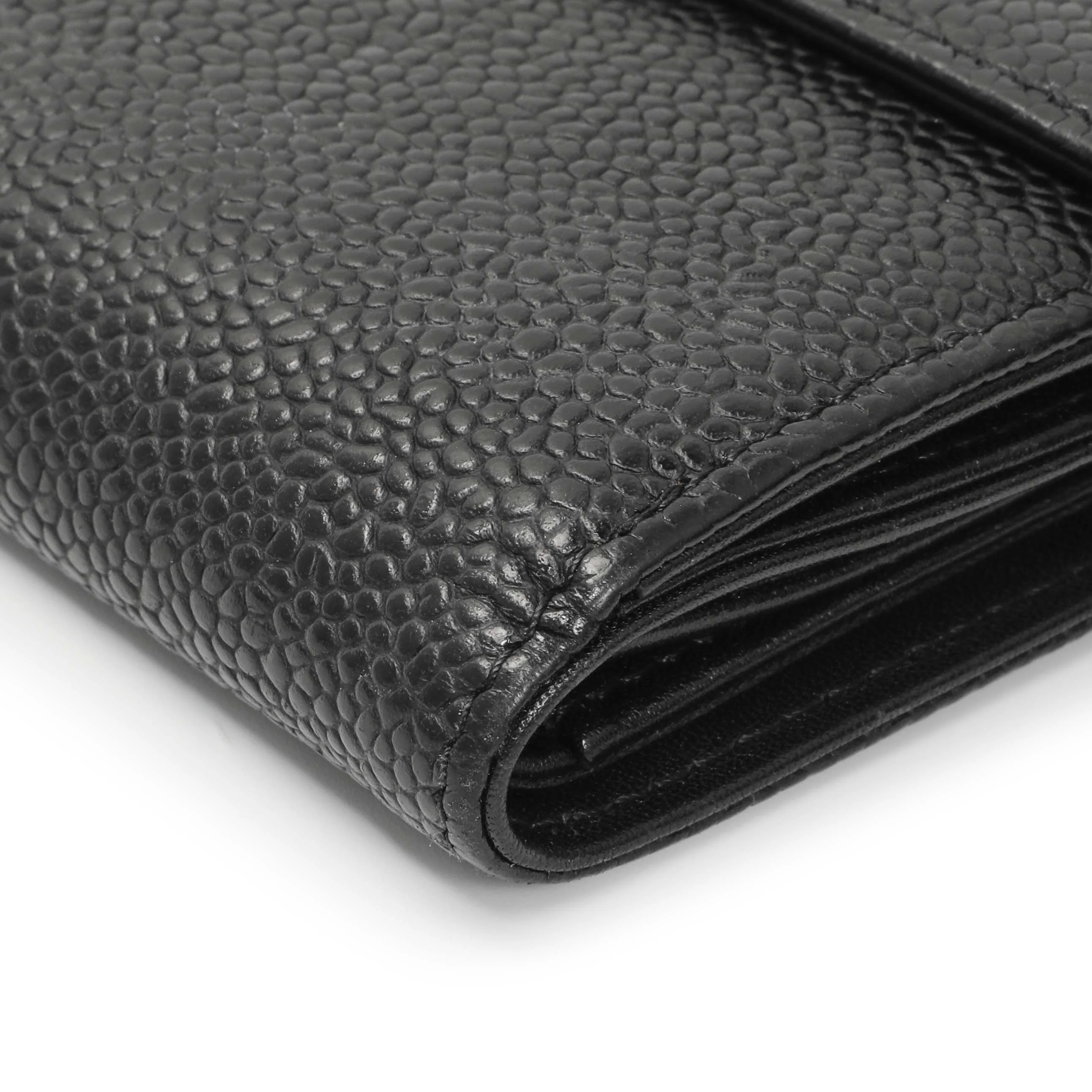 Chanel Black Caviar Timeless CC Compact Wallet - Image 5