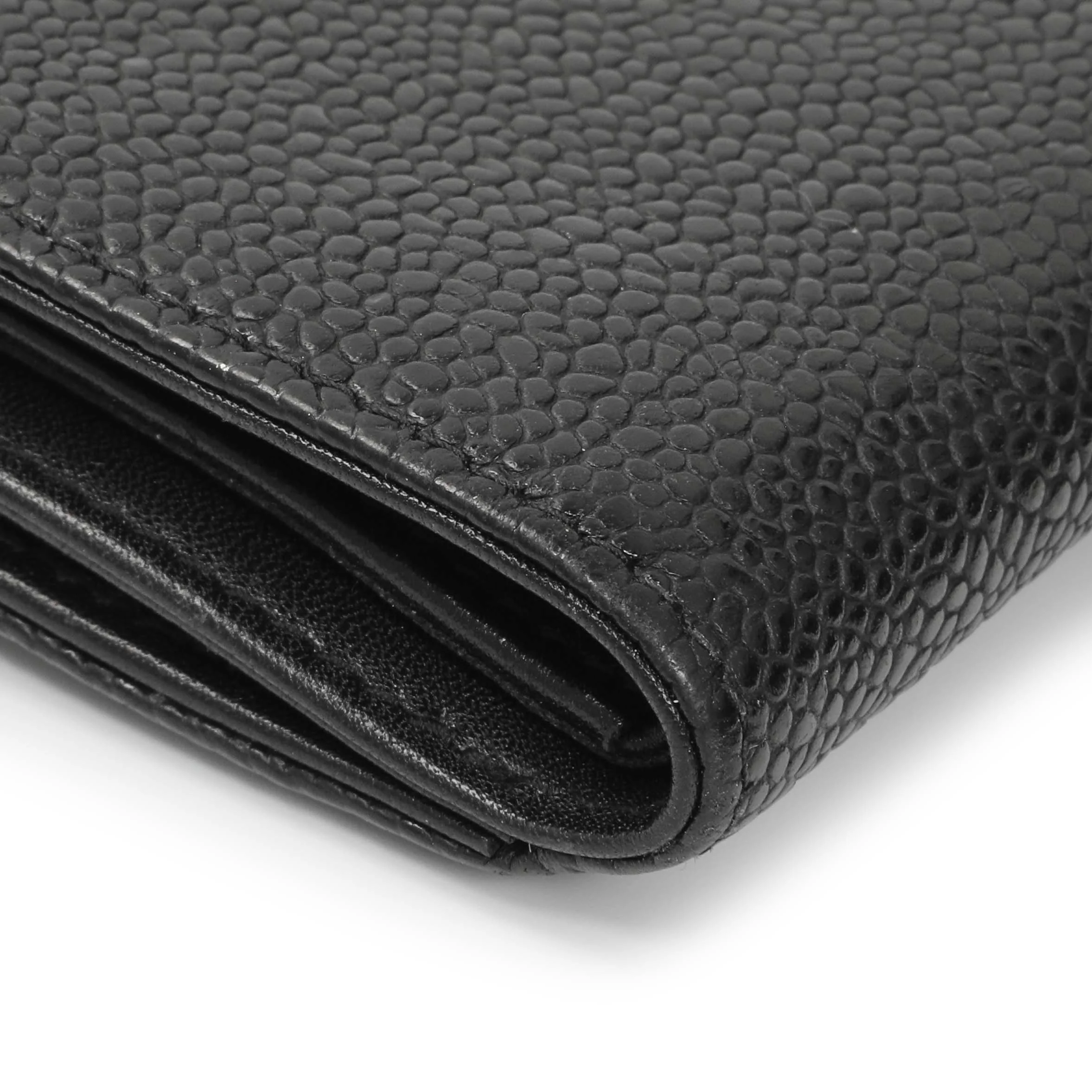 Chanel Black Caviar Timeless CC Compact Wallet - Image 6