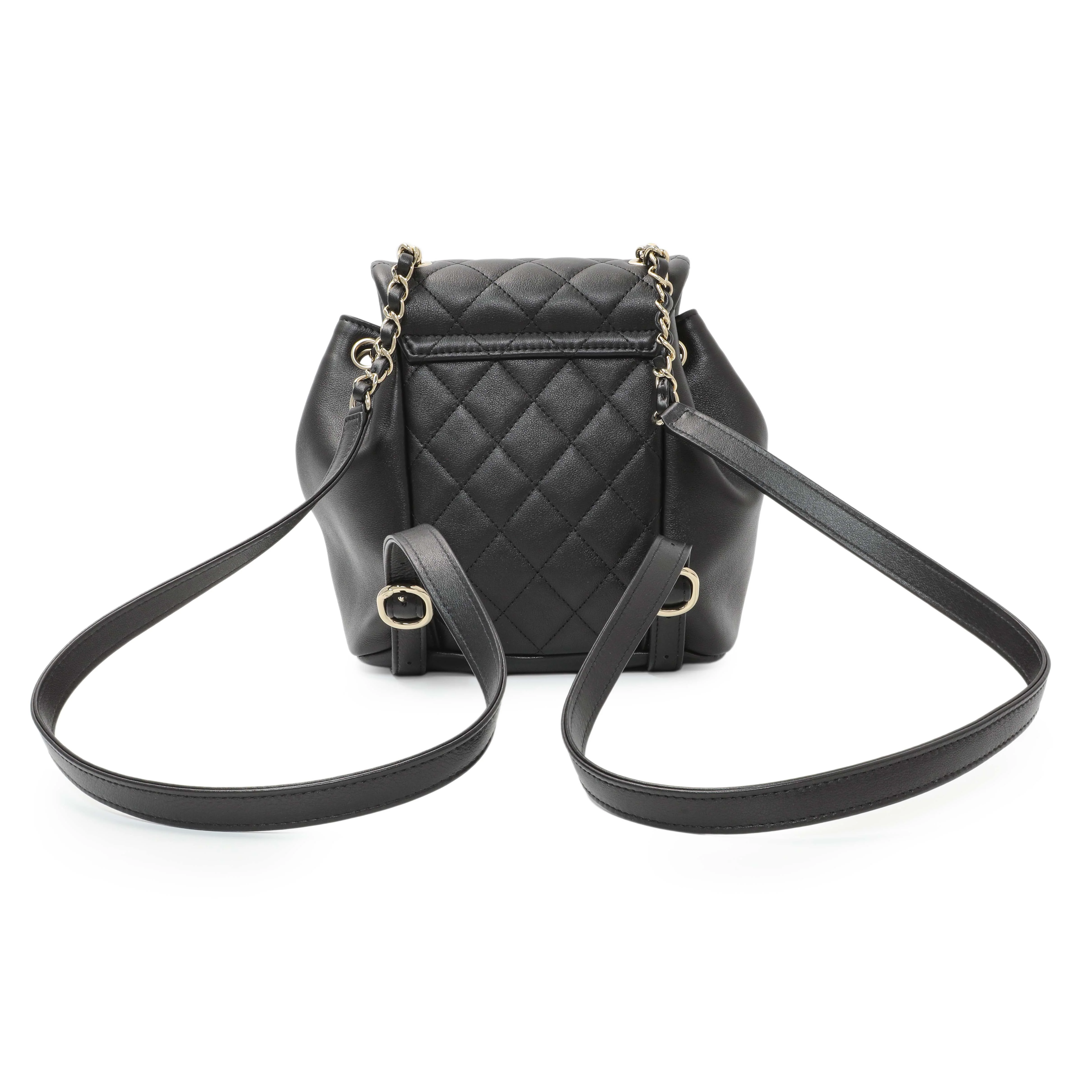 Chanel Black Duma Backpack Small - Image 2