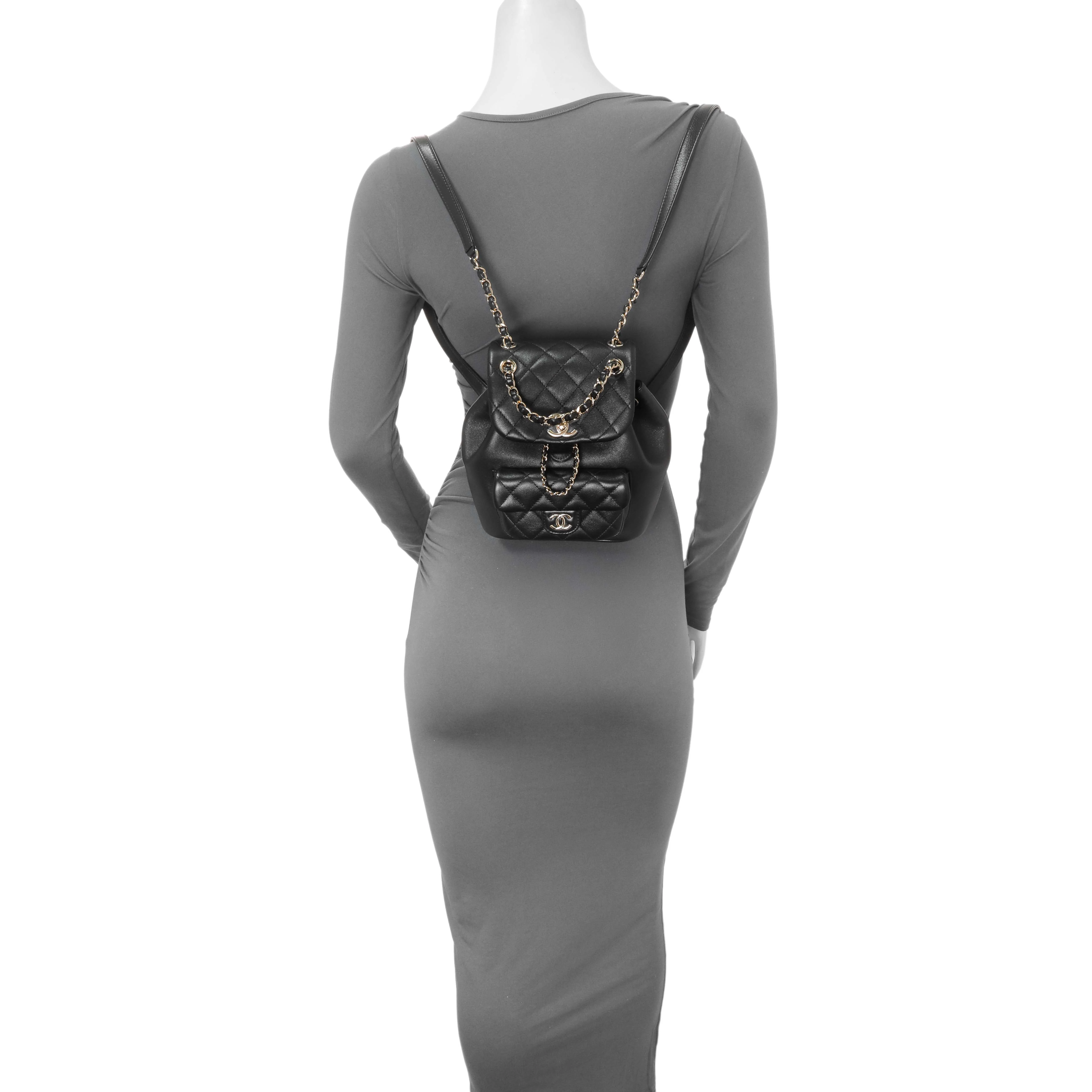 Chanel Black Duma Backpack Small - Image 7
