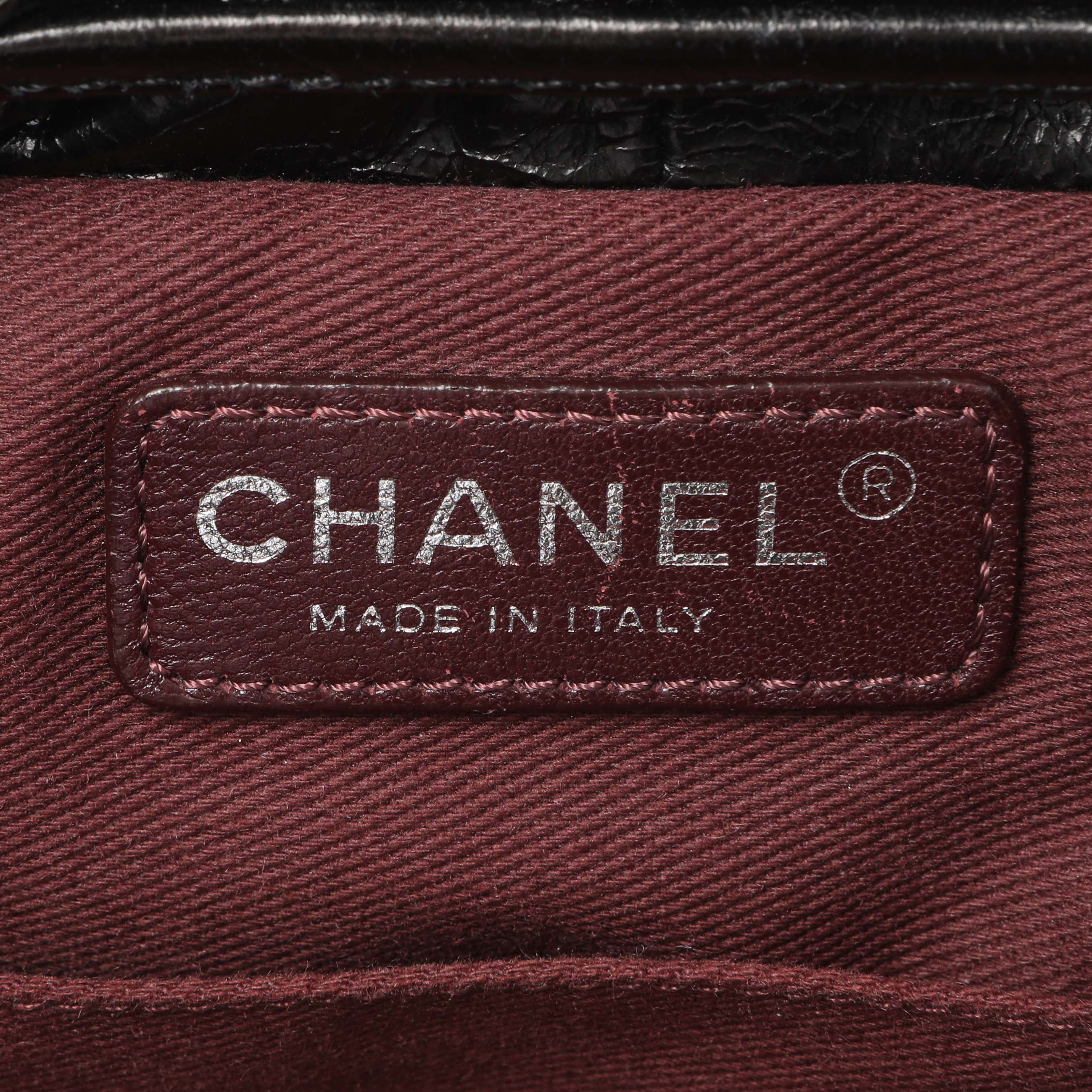 Chanel Black Glazed Calfskin Salzburg Mountain Backpack - Image 5