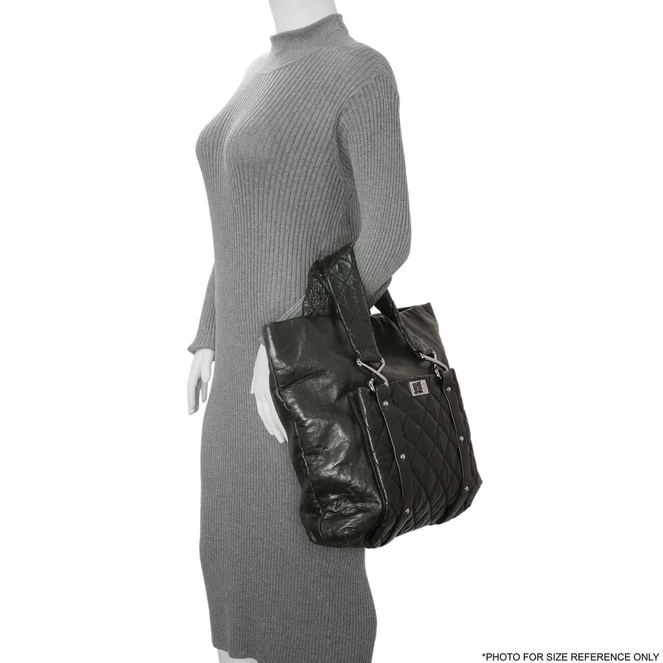 Chanel Black Lambskin 8 Knots Tote - Image 11