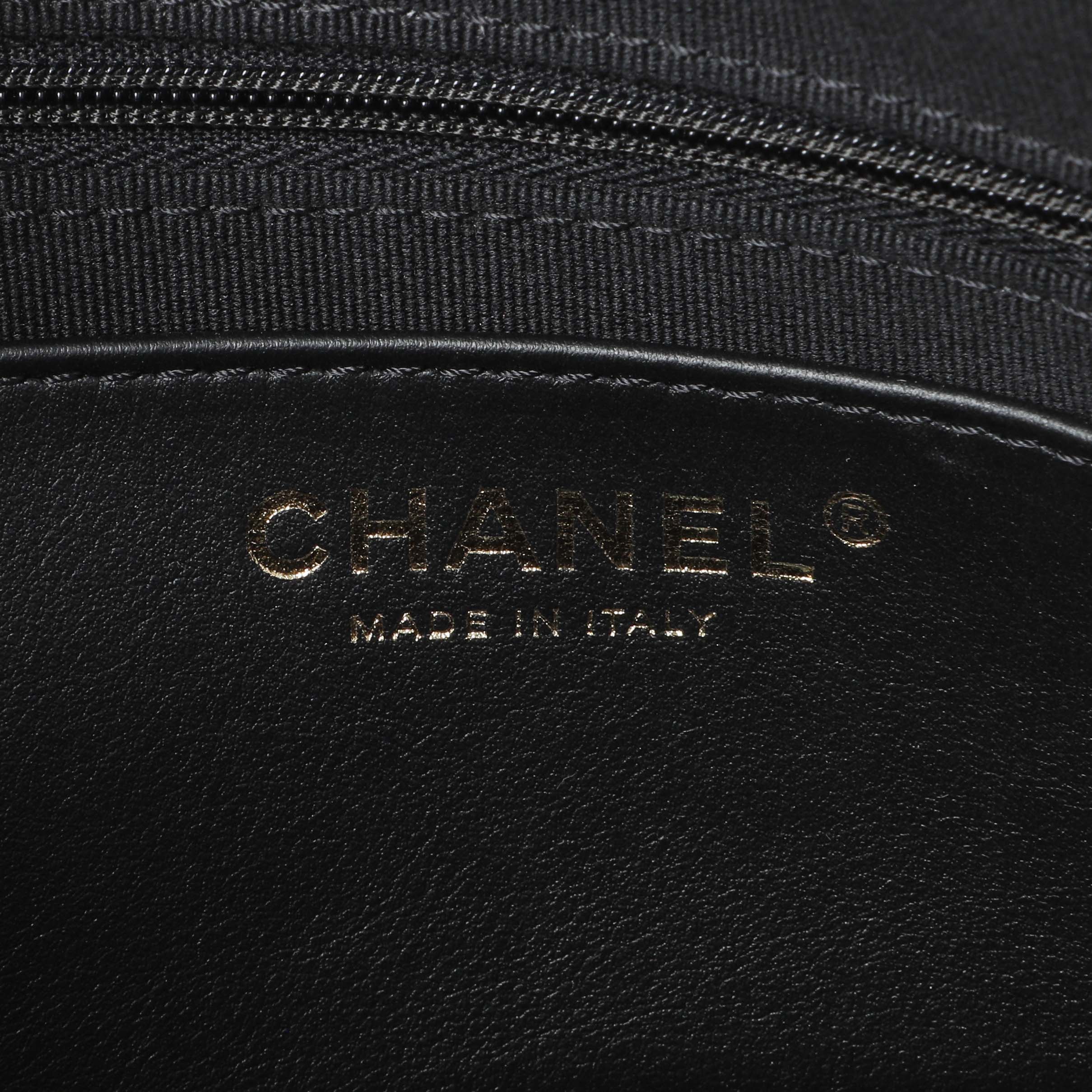 Chanel Black Lambskin Mini Bowling Bag - Image 5