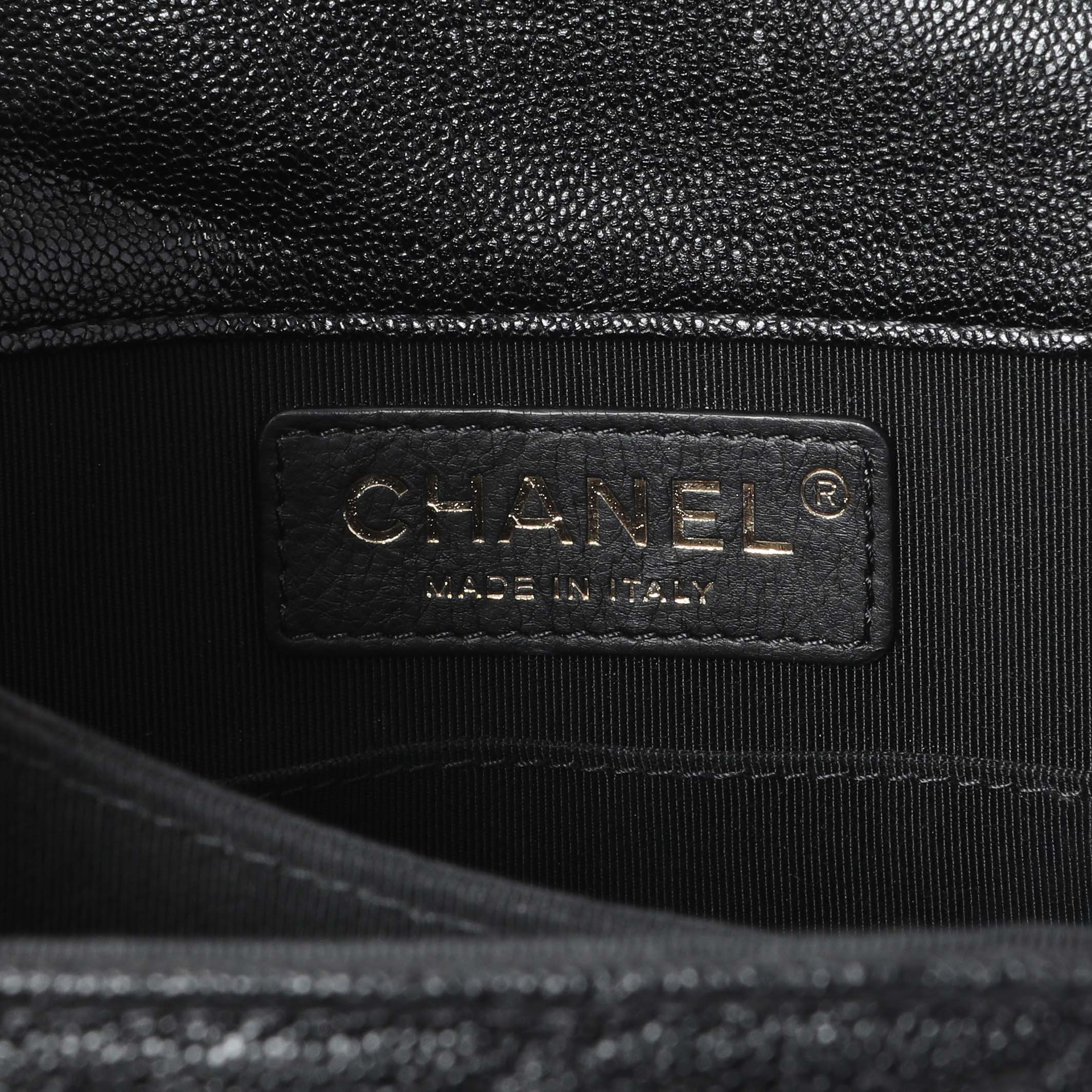 Chanel Black North South Boy Flap - Image 6