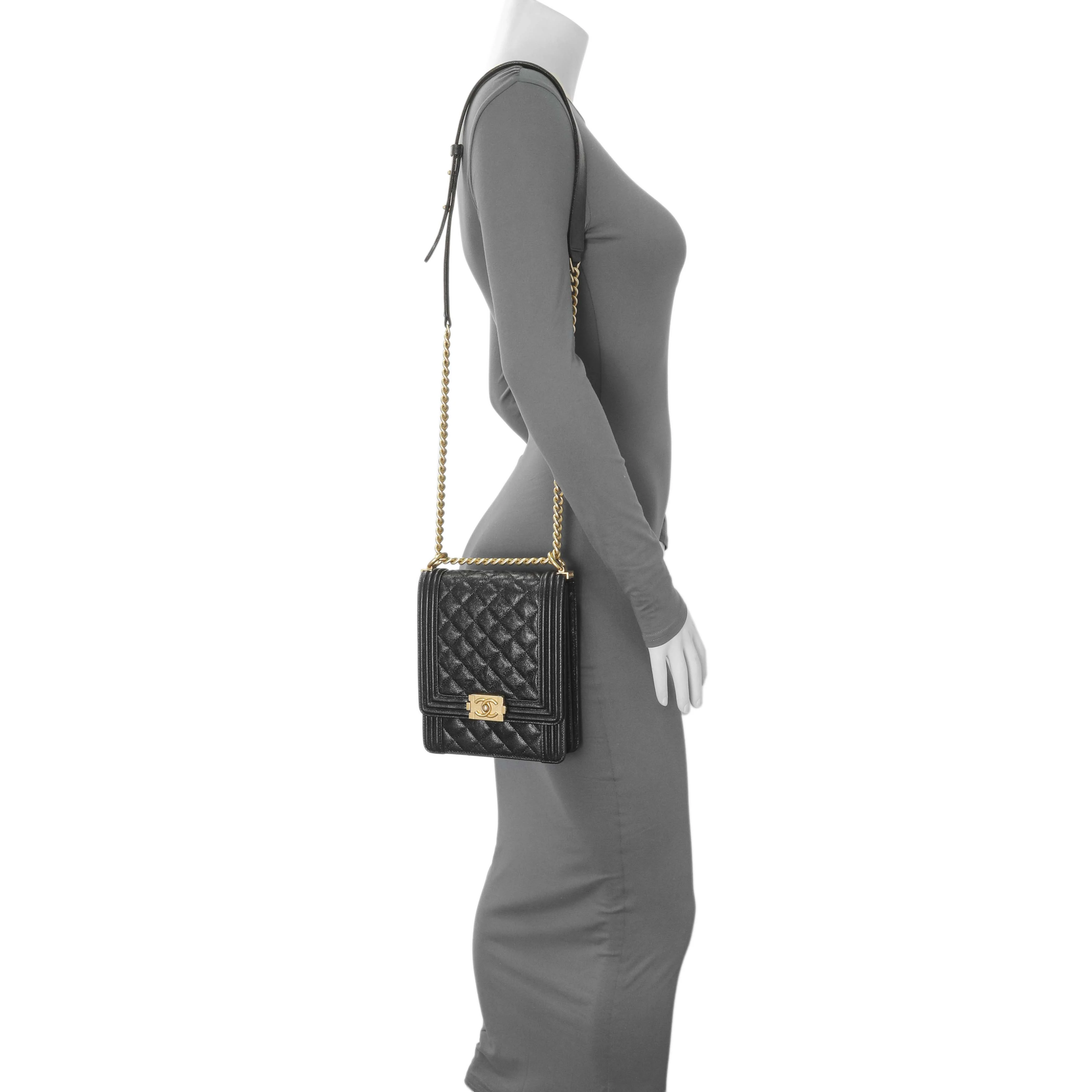 Chanel Black North South Boy Flap - Image 8
